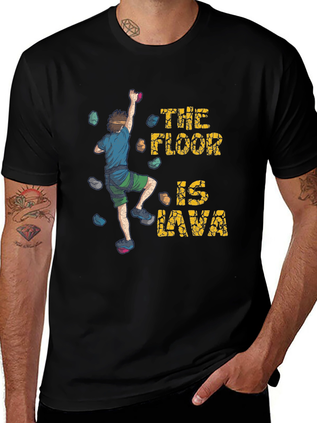 The Floor is Lava Climbing T-Shirt