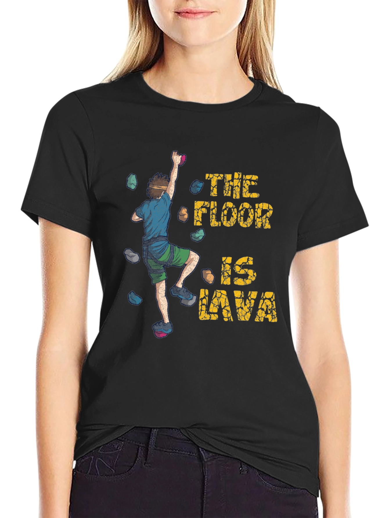 The Floor is Lava Climbing T-Shirt