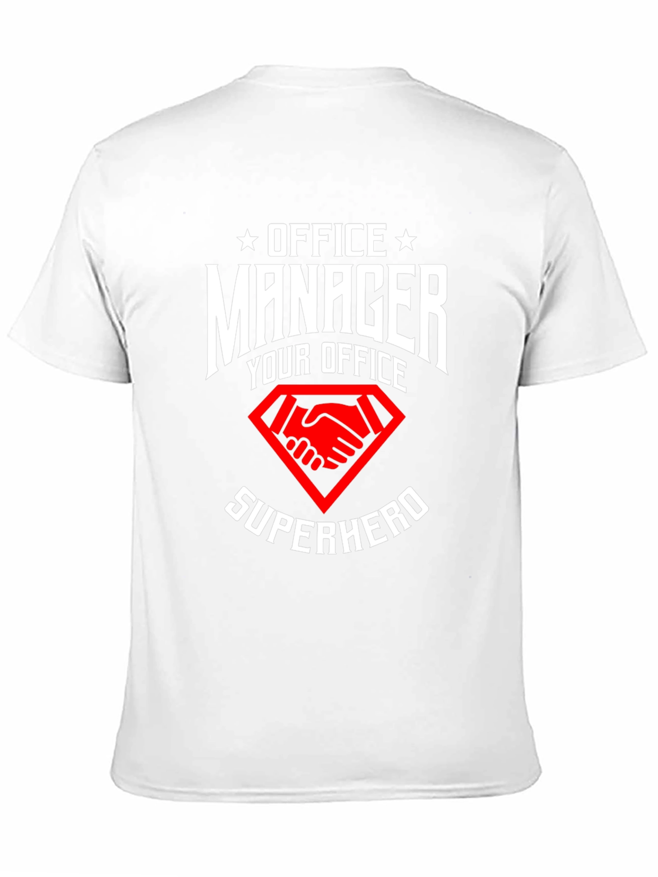Office Manager Superhero Graphic T-Shirt