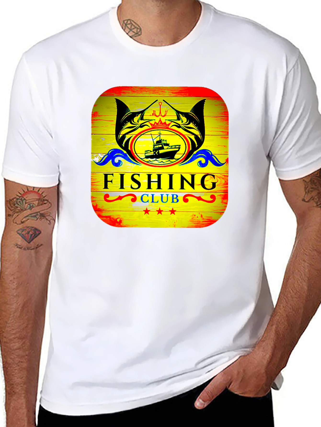Fishing Club Graphic T-Shirt