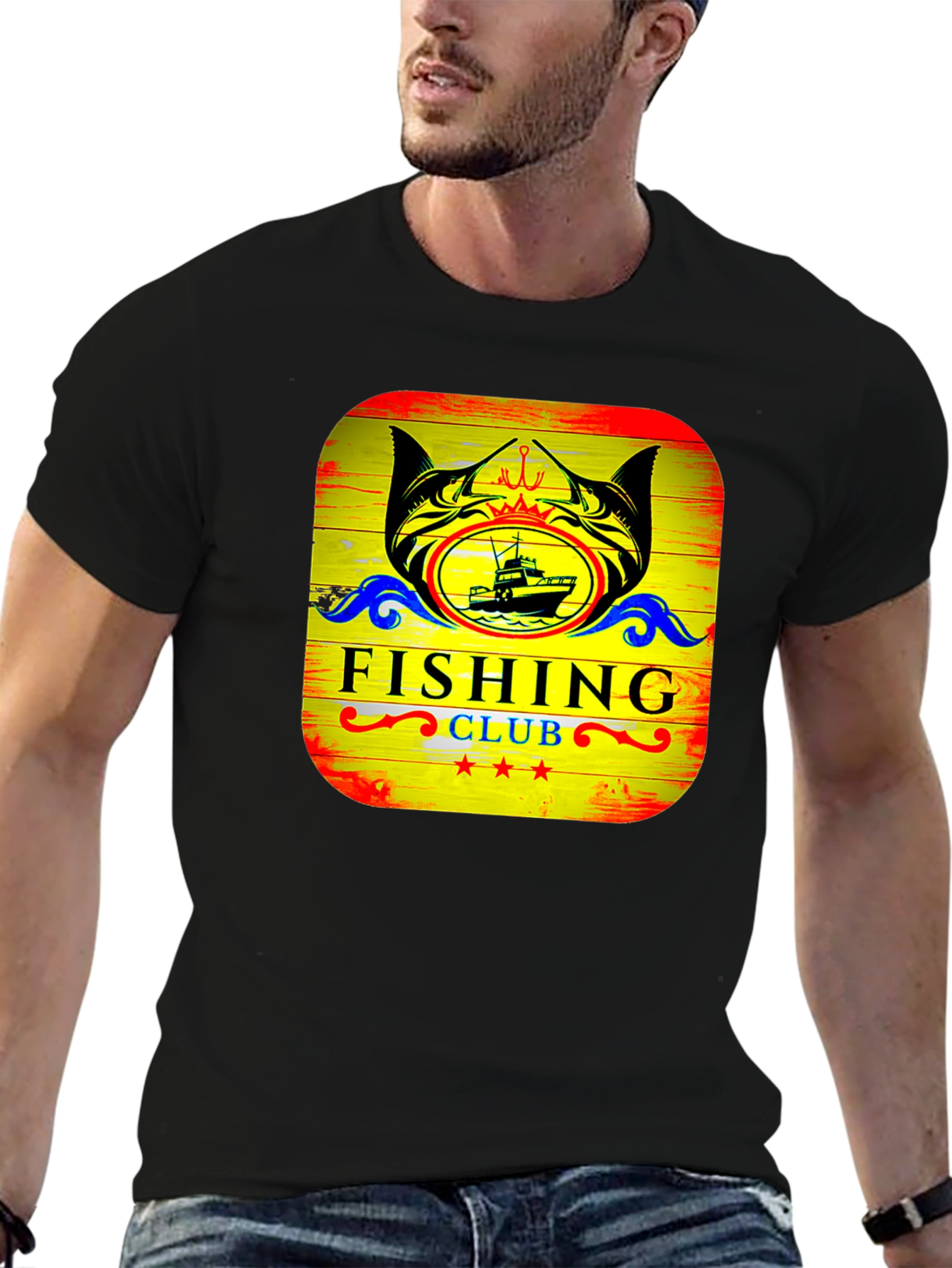 Fishing Club Graphic T-Shirt