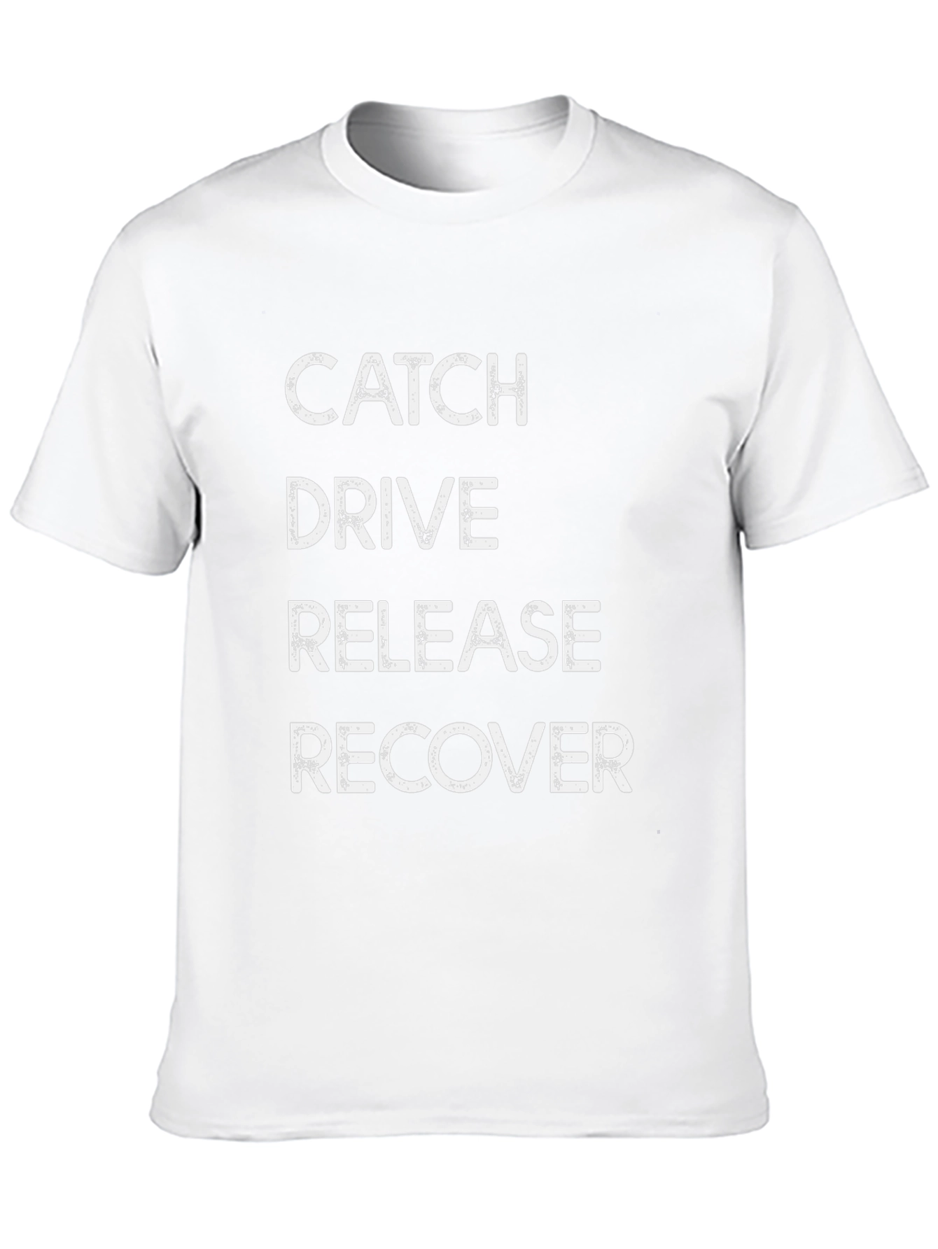 Catch Drive Release Recover Black Graphic Tee