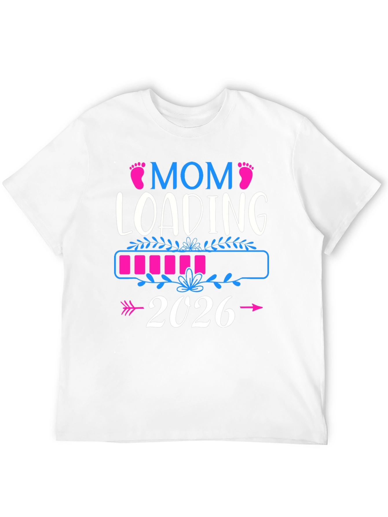 Mom Loading 2026 Pregnancy Announcement Shirt