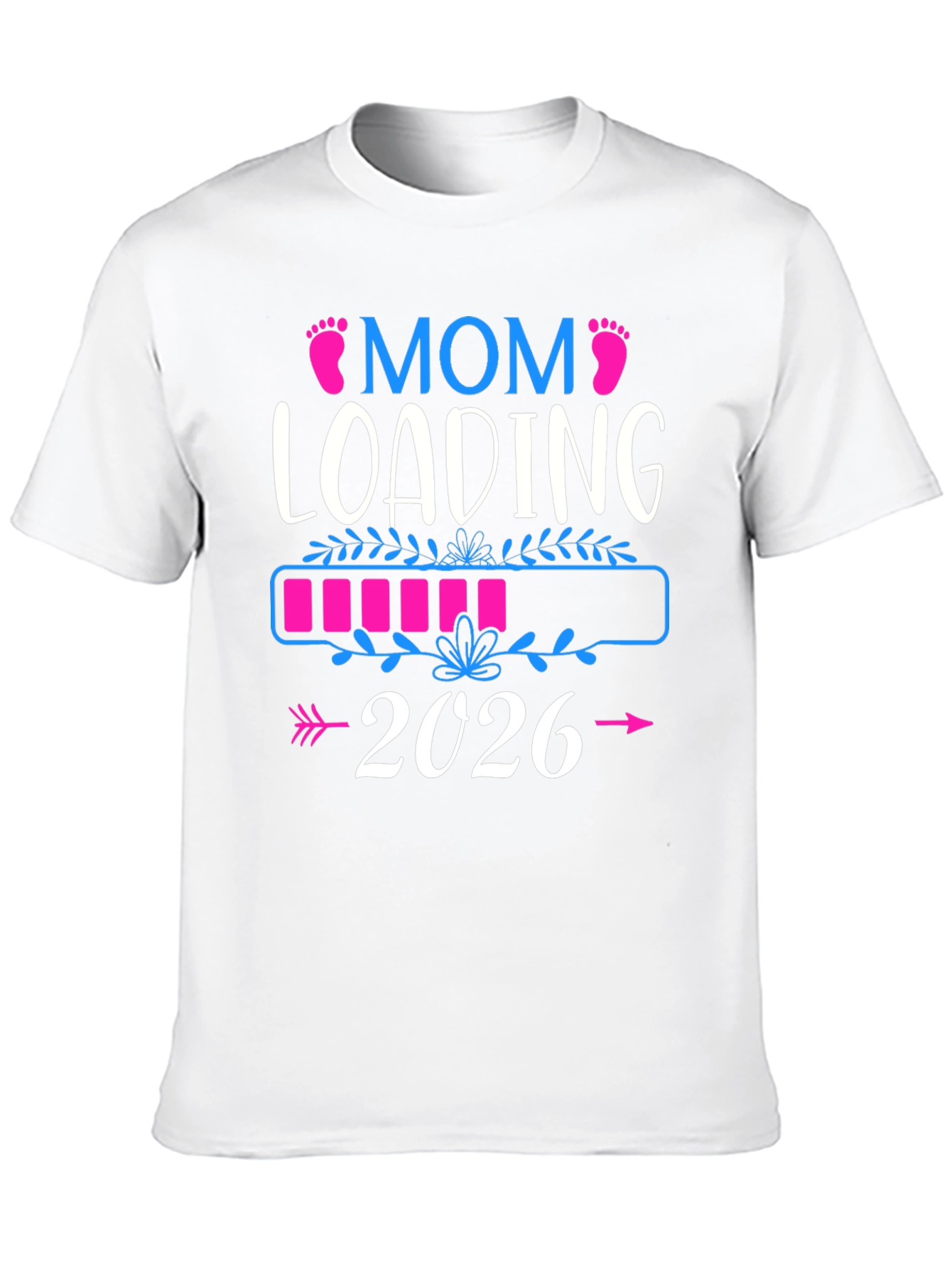 Mom Loading 2026 Pregnancy Announcement Shirt