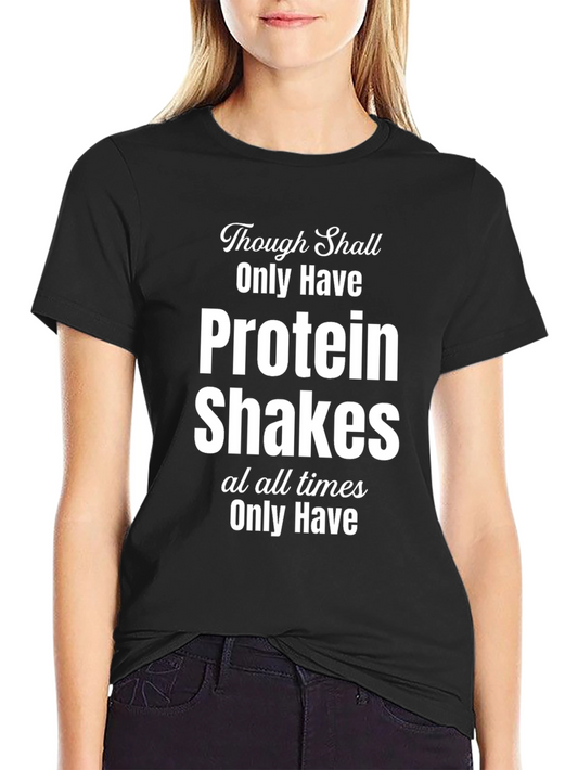 Protein Shake T-Shirt - Funny Gym Workout Tee