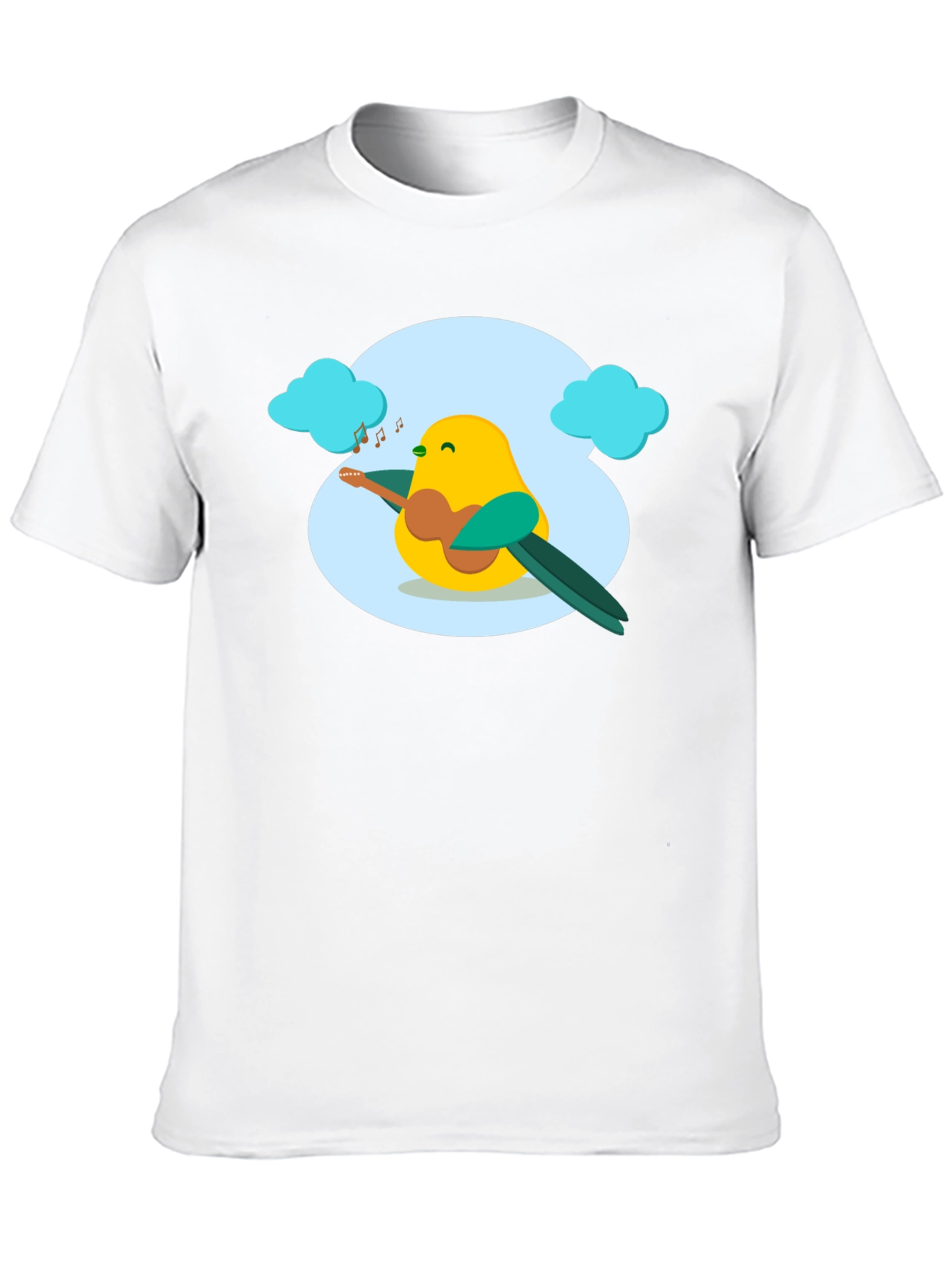 Singing Bird T-Shirt - Fun Cartoon Design