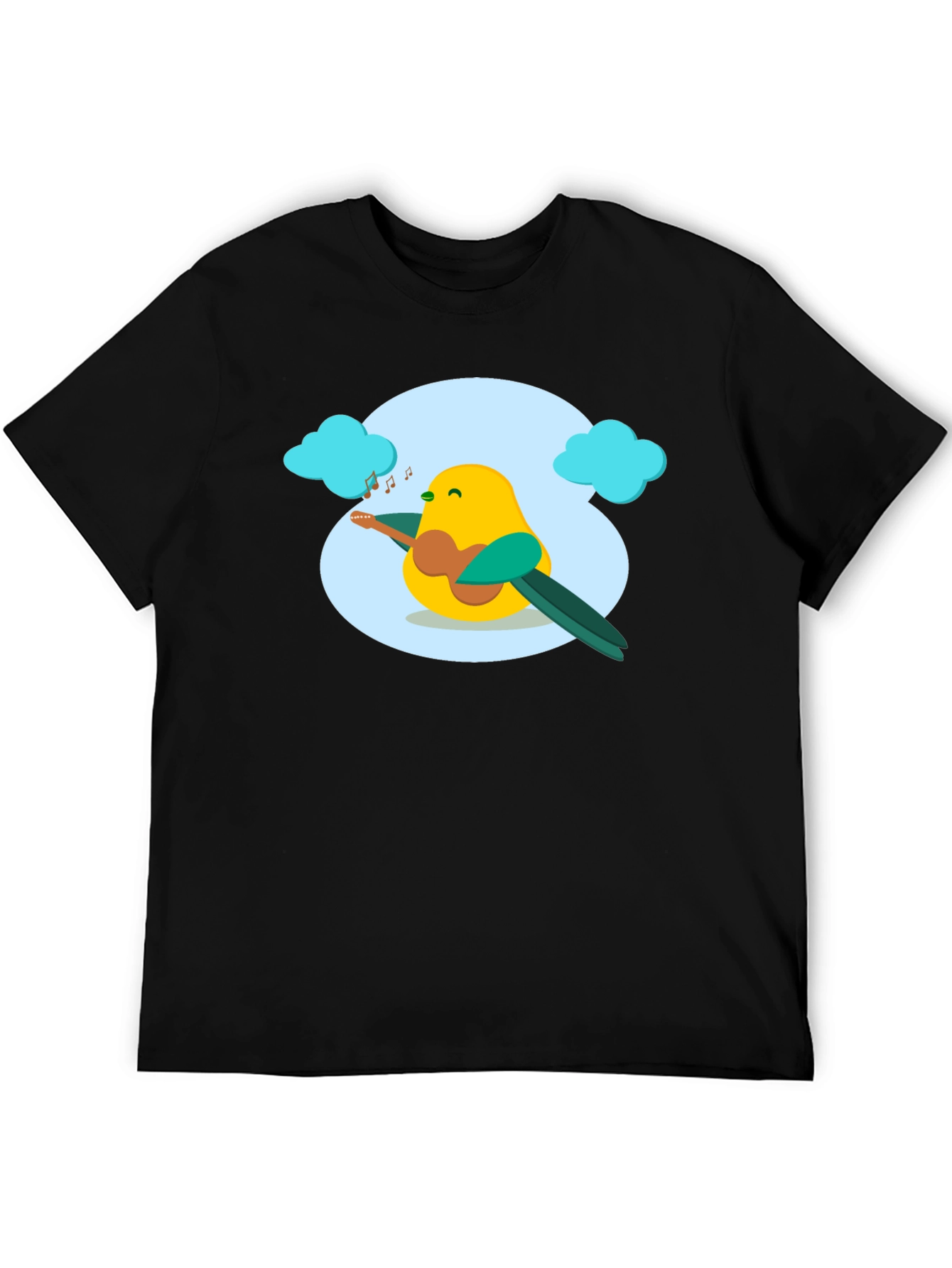 Singing Bird T-Shirt - Fun Cartoon Design