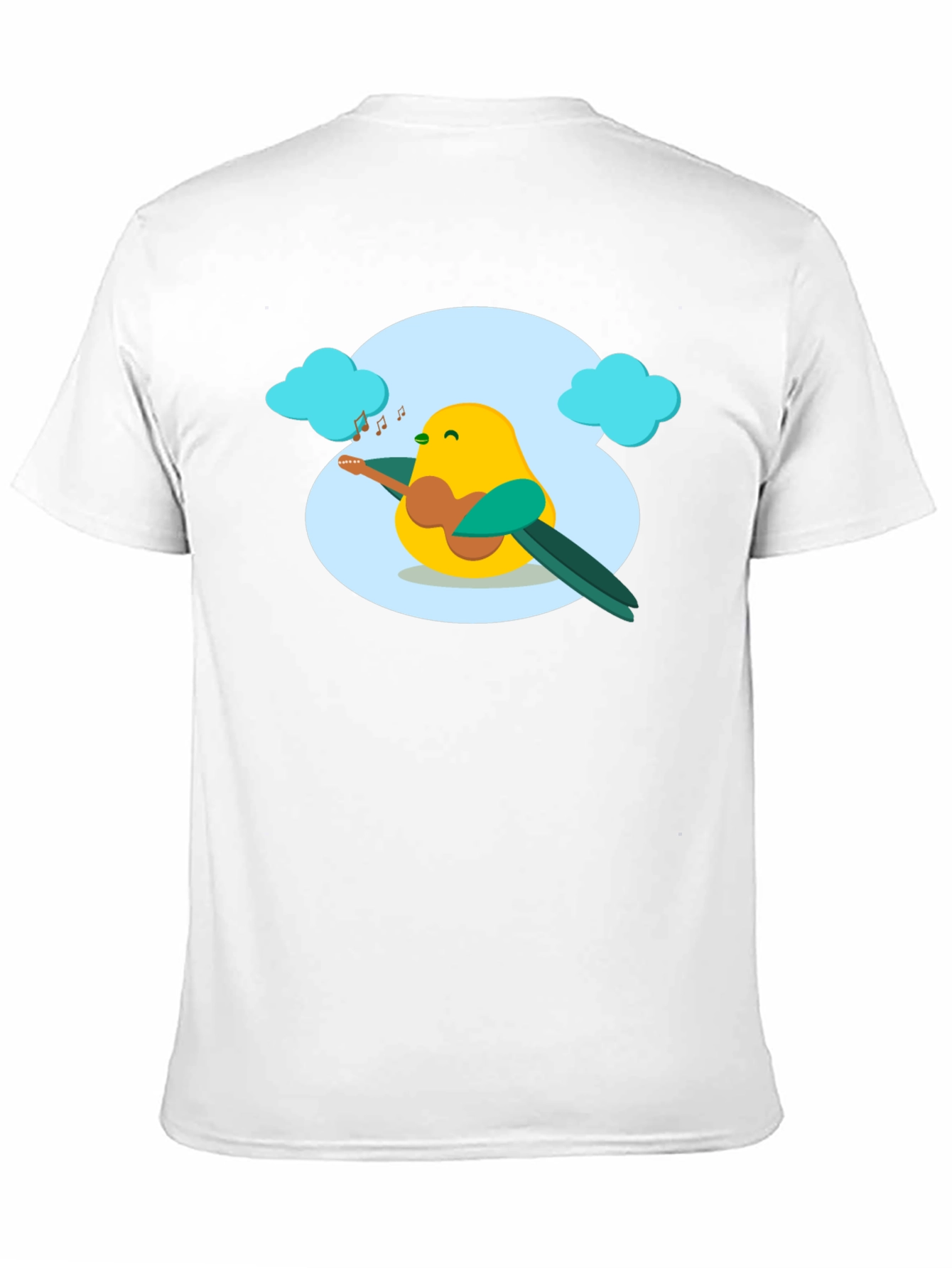 Singing Bird T-Shirt - Fun Cartoon Design