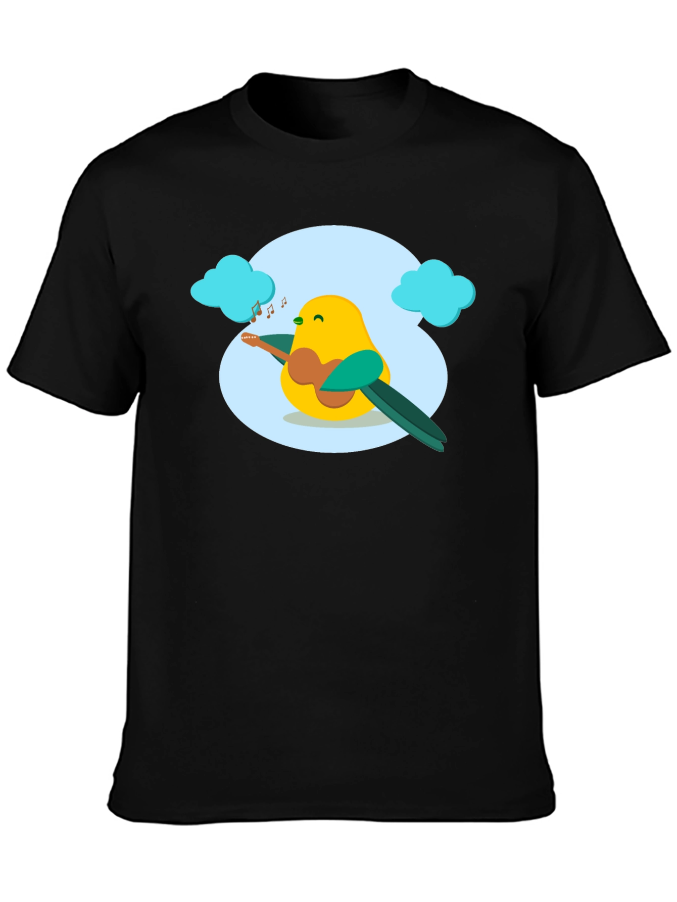 Singing Bird T-Shirt - Fun Cartoon Design