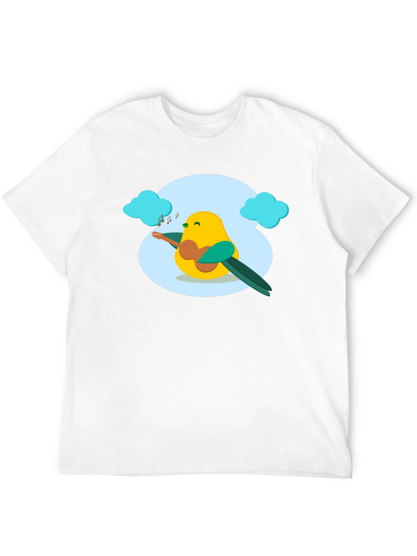 Singing Bird T-Shirt - Fun Cartoon Design