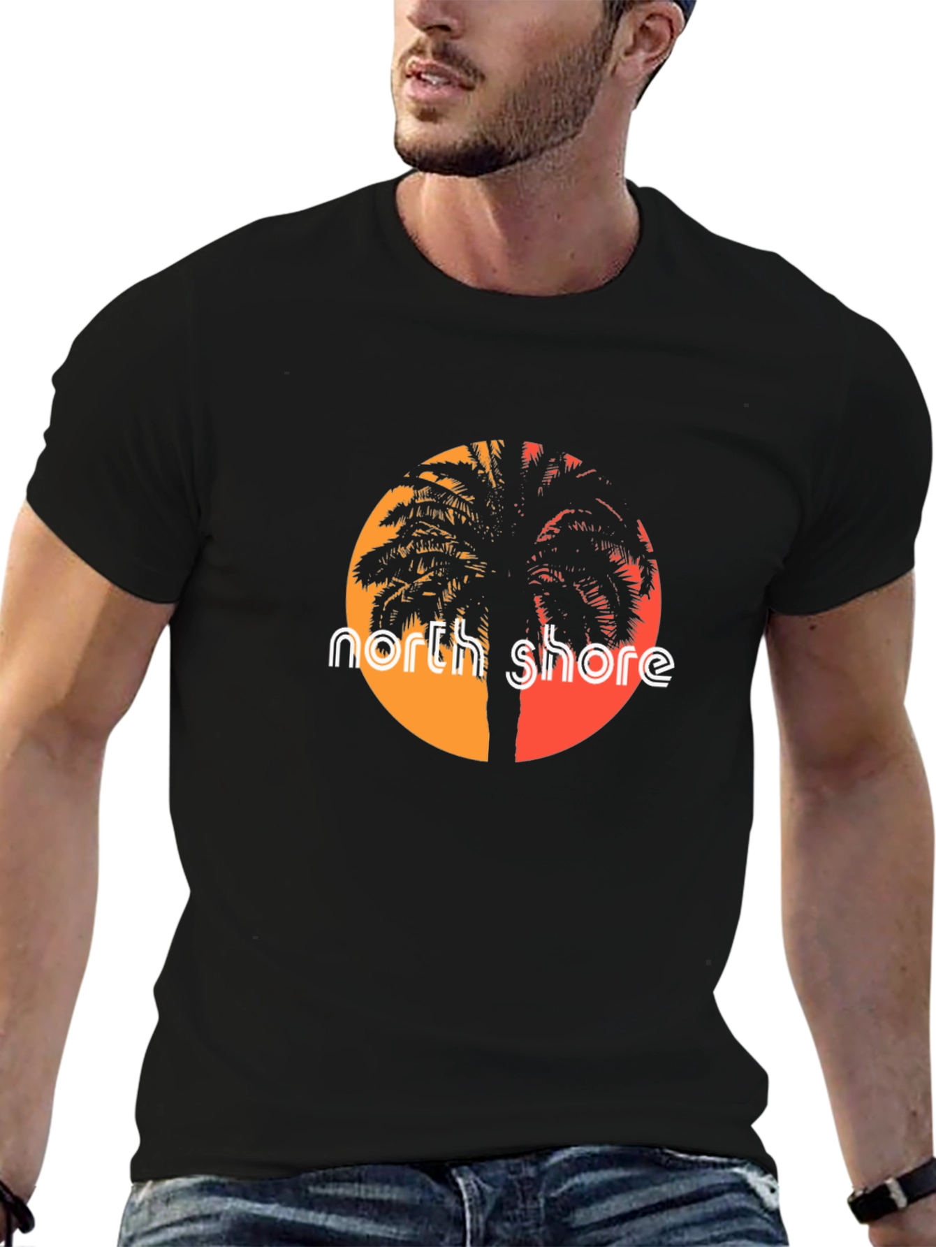 North Shore Palm Tree Graphic Tee