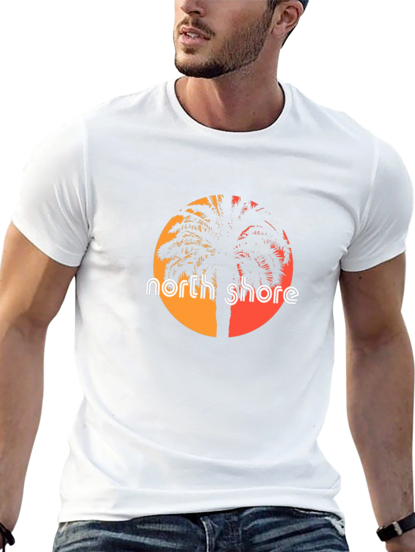 North Shore Palm Tree Graphic Tee