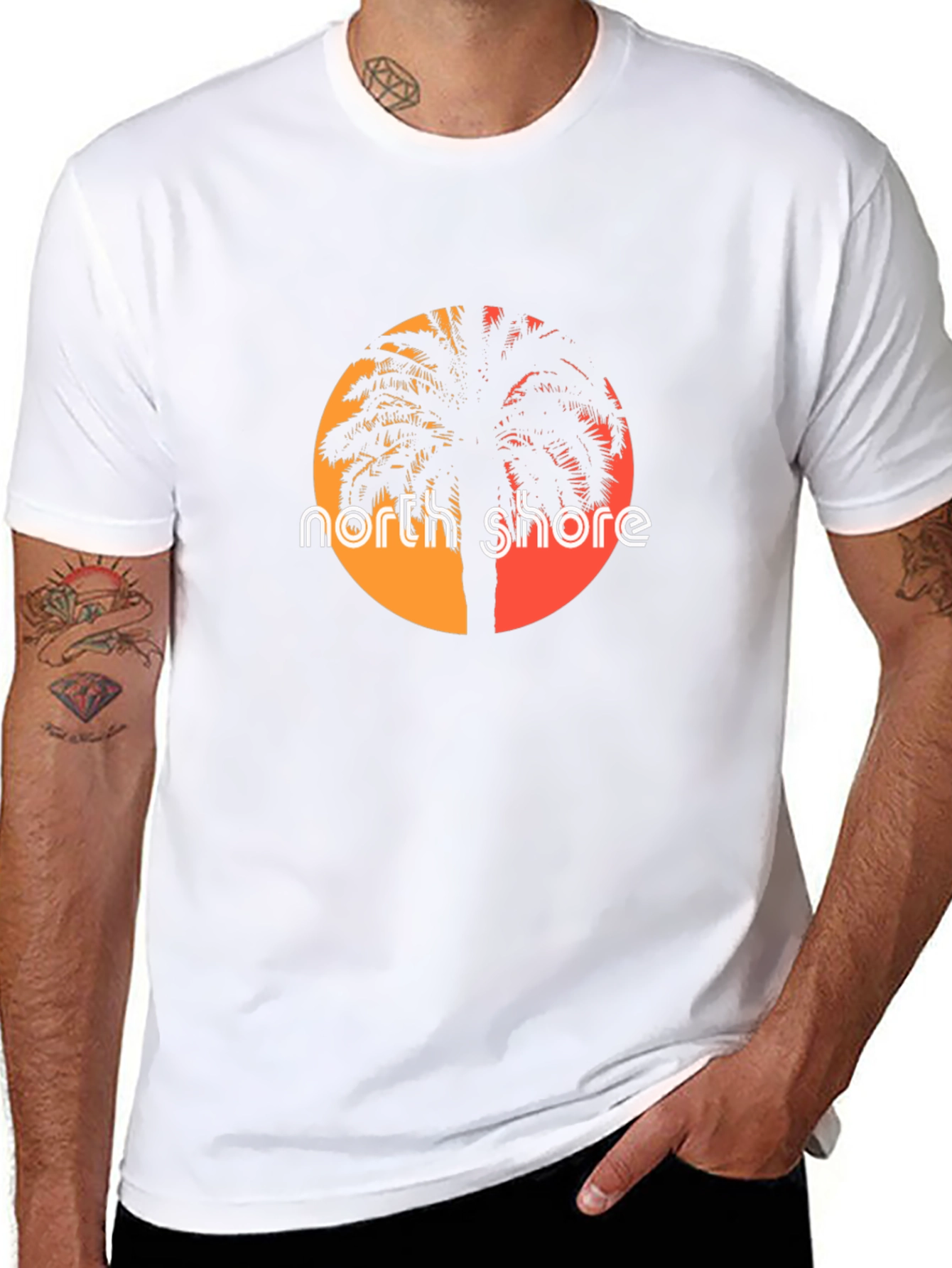 North Shore Palm Tree Graphic Tee