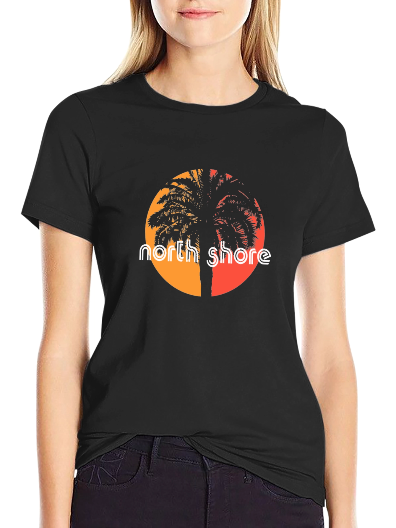 North Shore Palm Tree Graphic Tee