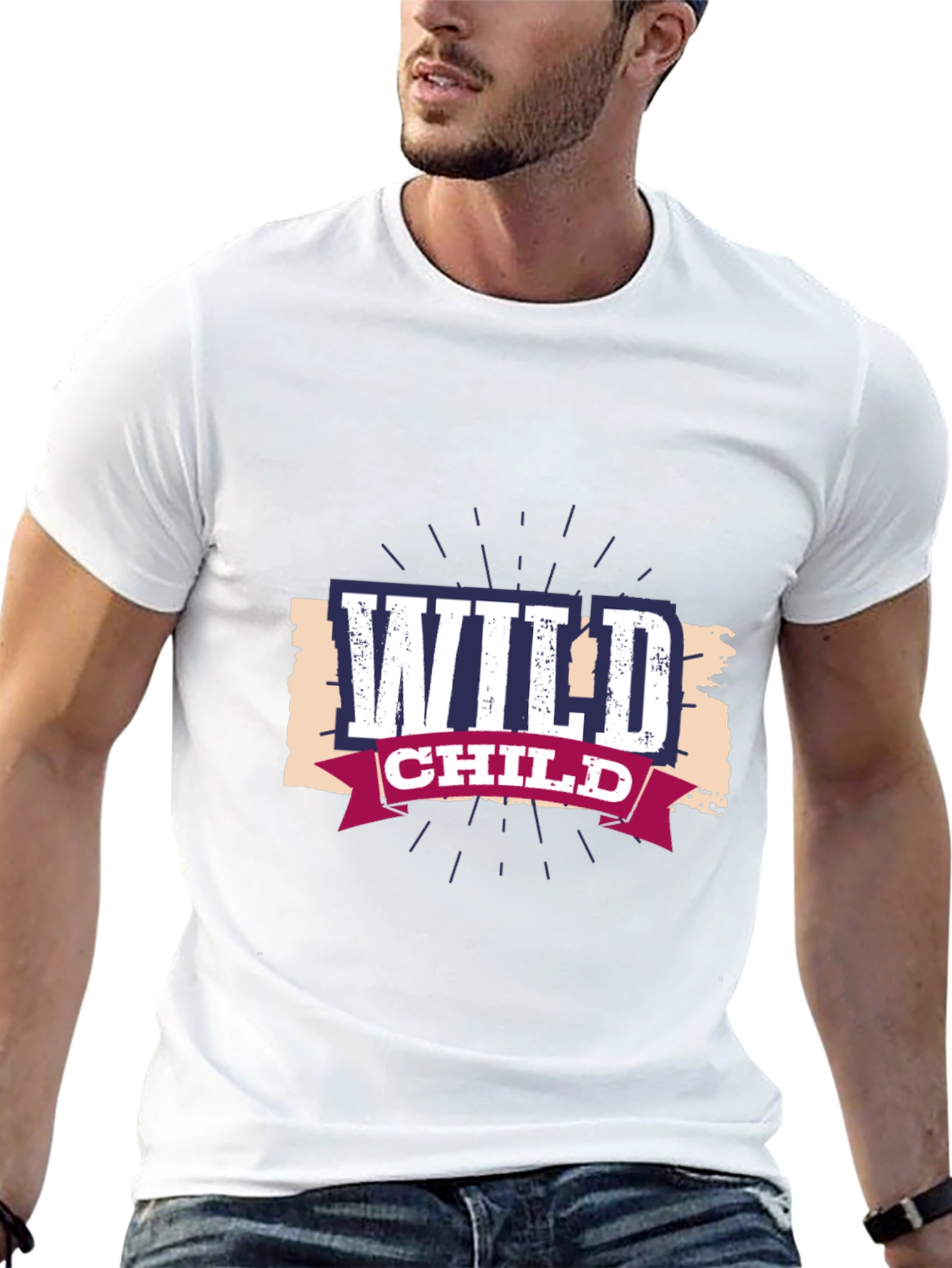 Wild Child Graphic Tee - Black