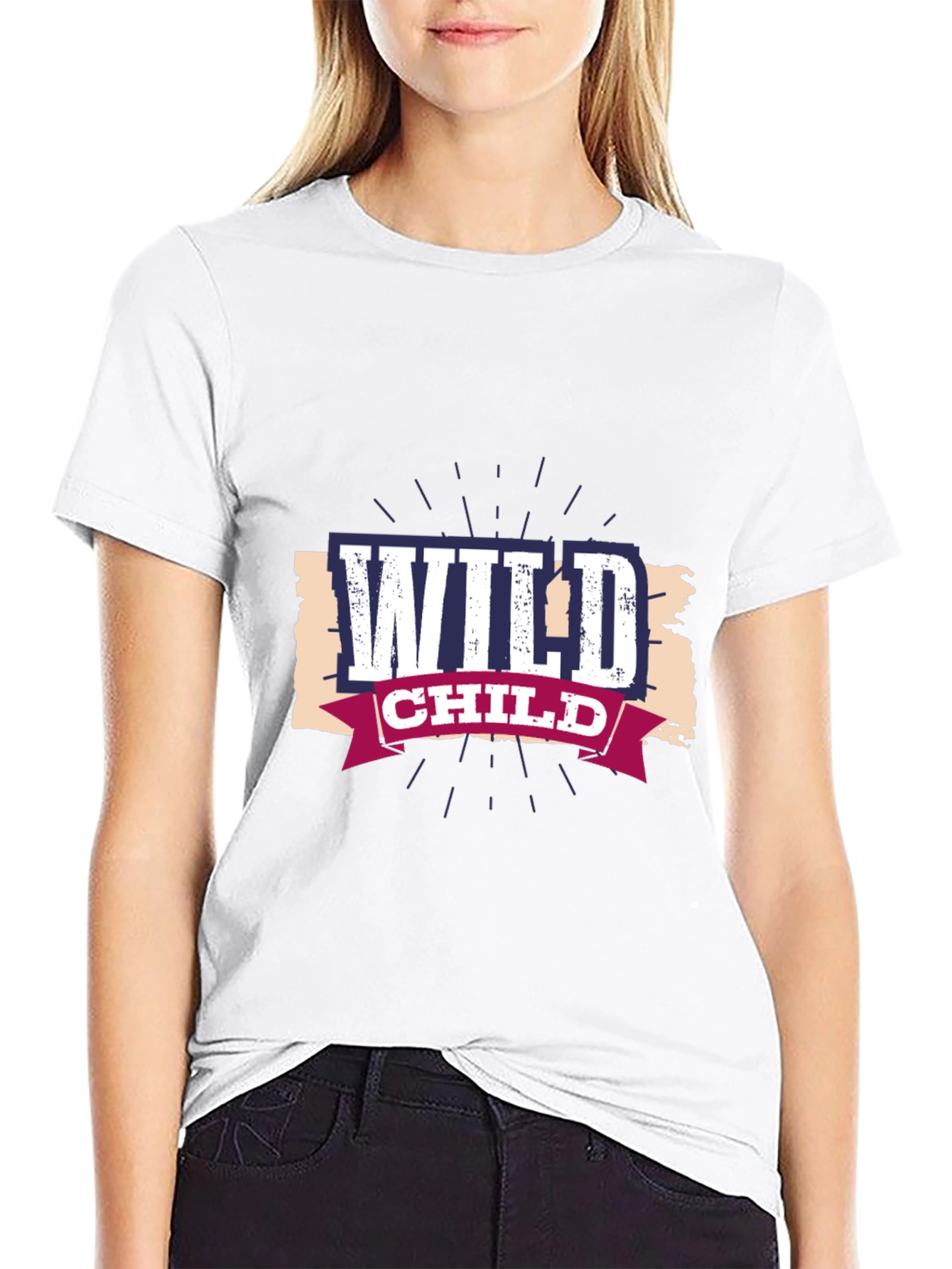 Wild Child Graphic Tee - Black