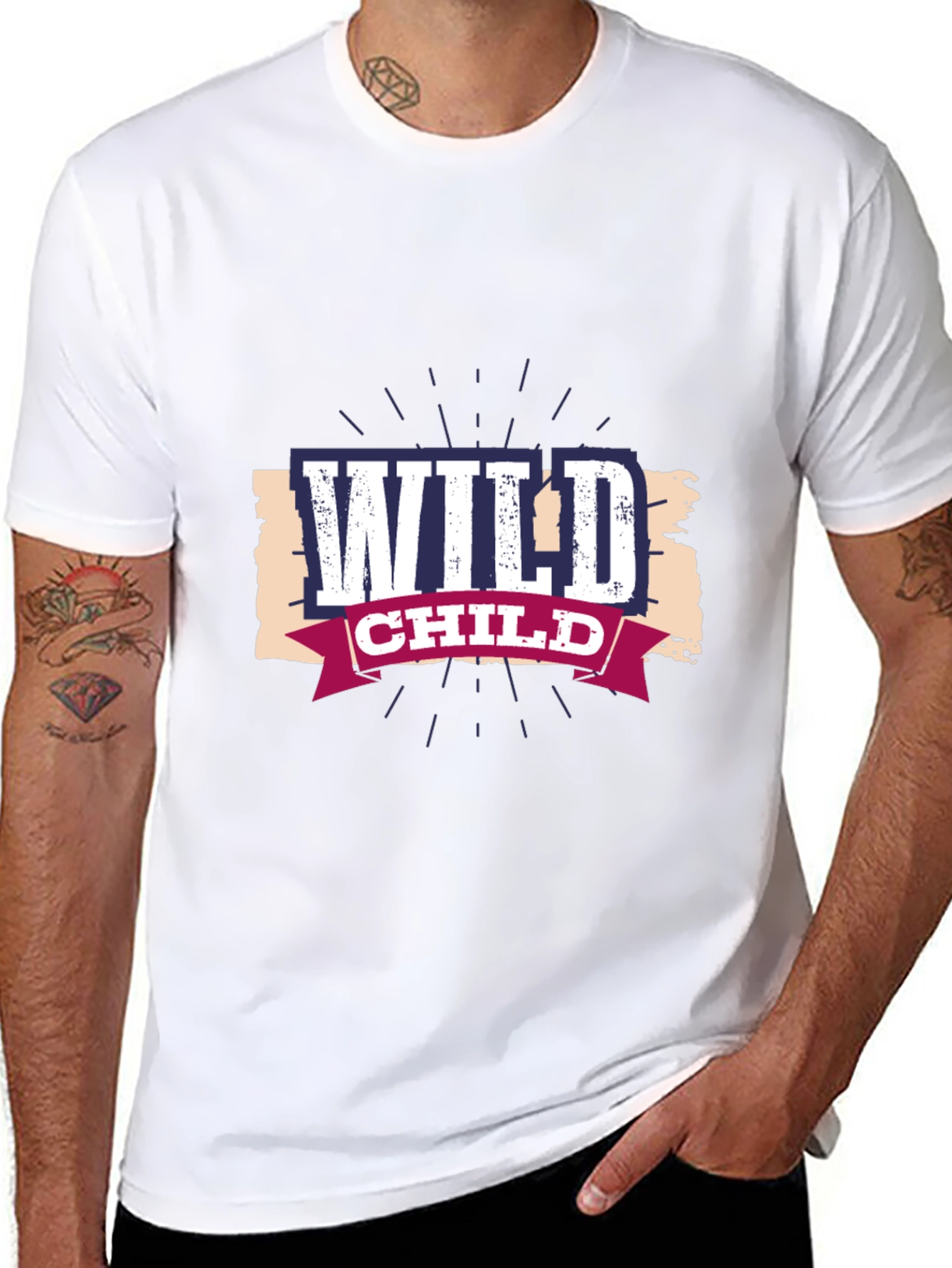 Wild Child Graphic Tee - Black