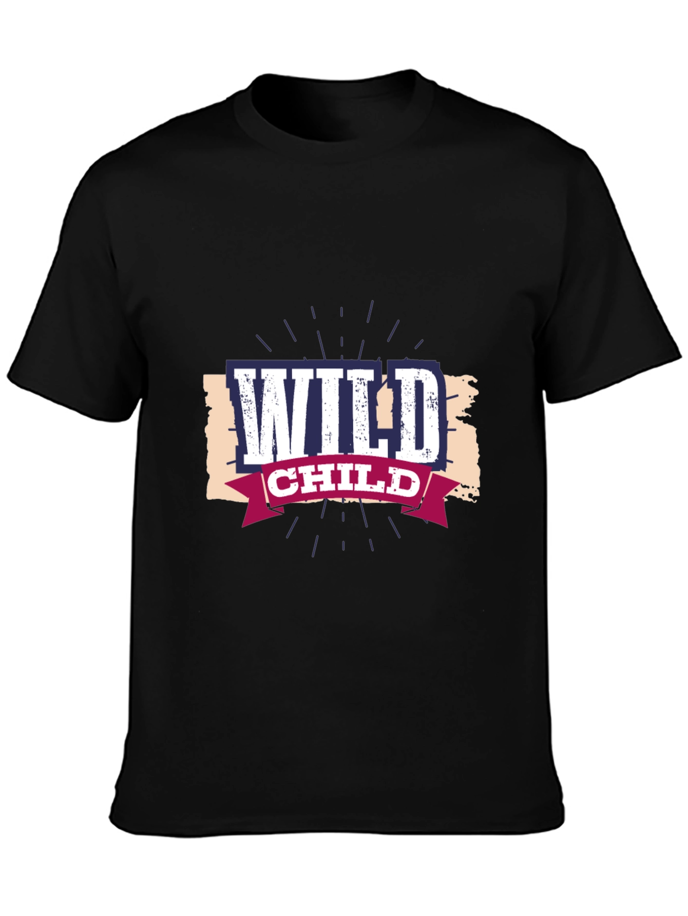 Wild Child Graphic Tee - Black