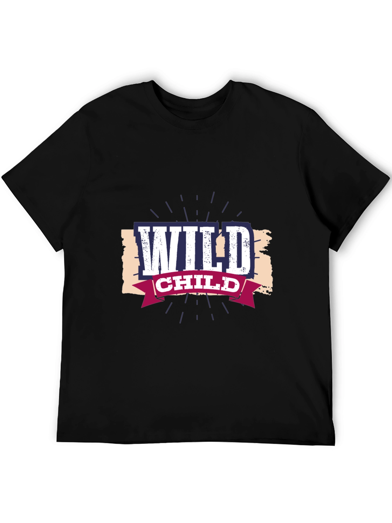 Wild Child Graphic Tee - Black