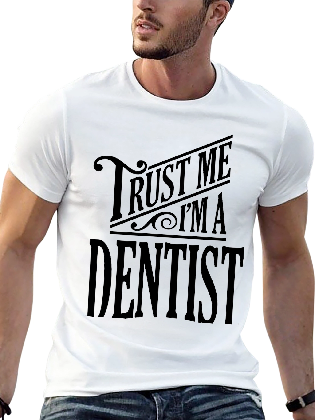 Trust Me Im A Dentist T-Shirt - Black Tee