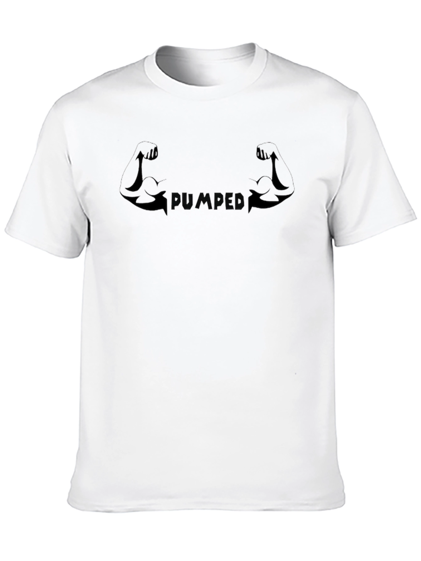 Pumped Muscle Graphic Tee - Black