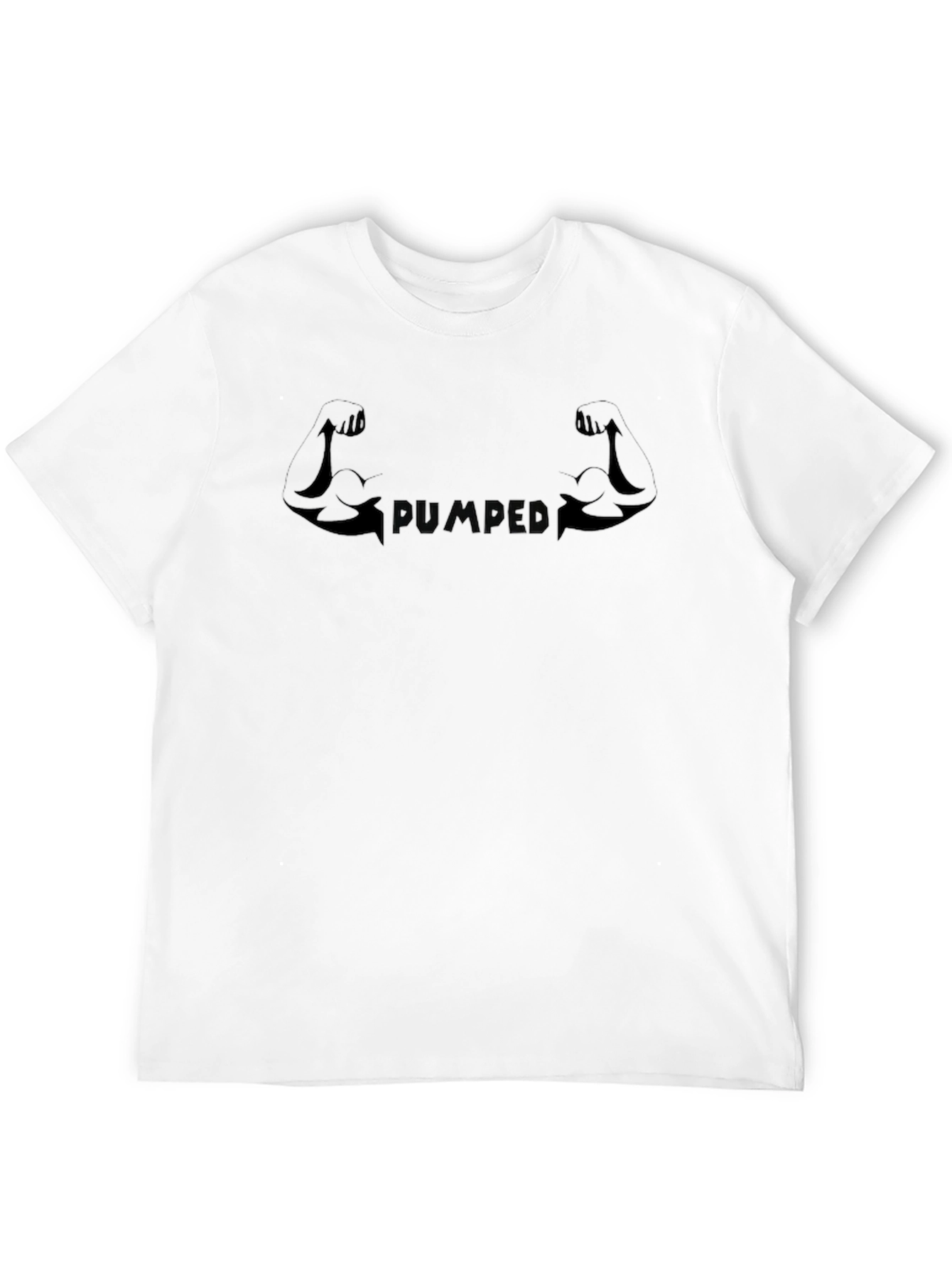 Pumped Muscle Graphic Tee - Black