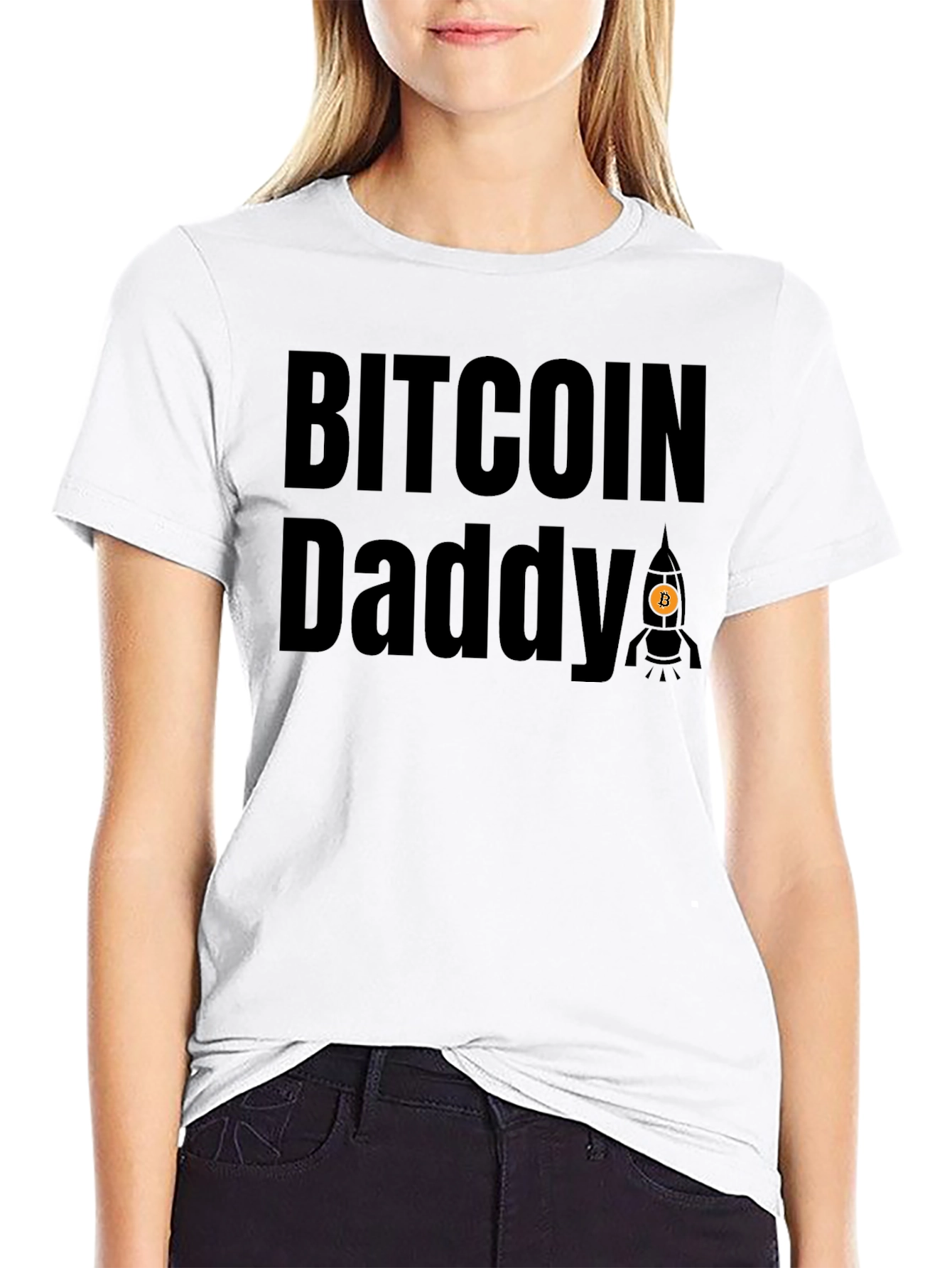 Bitcoin Daddy Graphic T-Shirt - Crypto Dad Tee