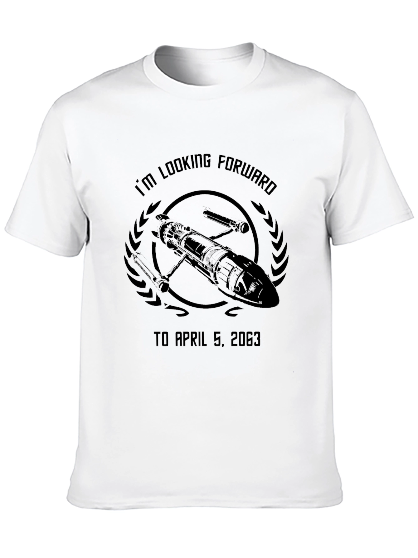Im Looking Forward to April 5 2063 T-Shirt