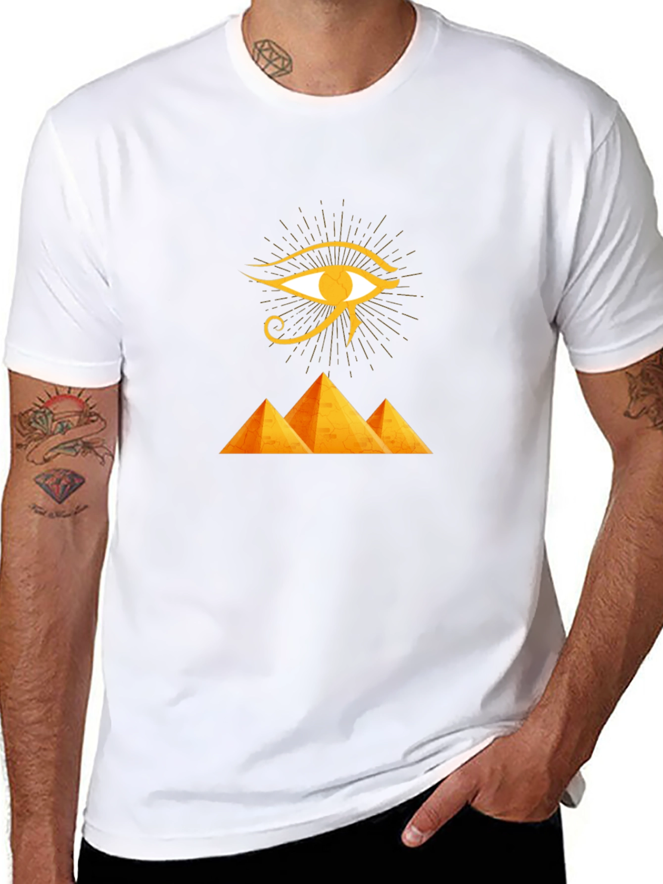 Eye of Ra Pyramid Black T-Shirt