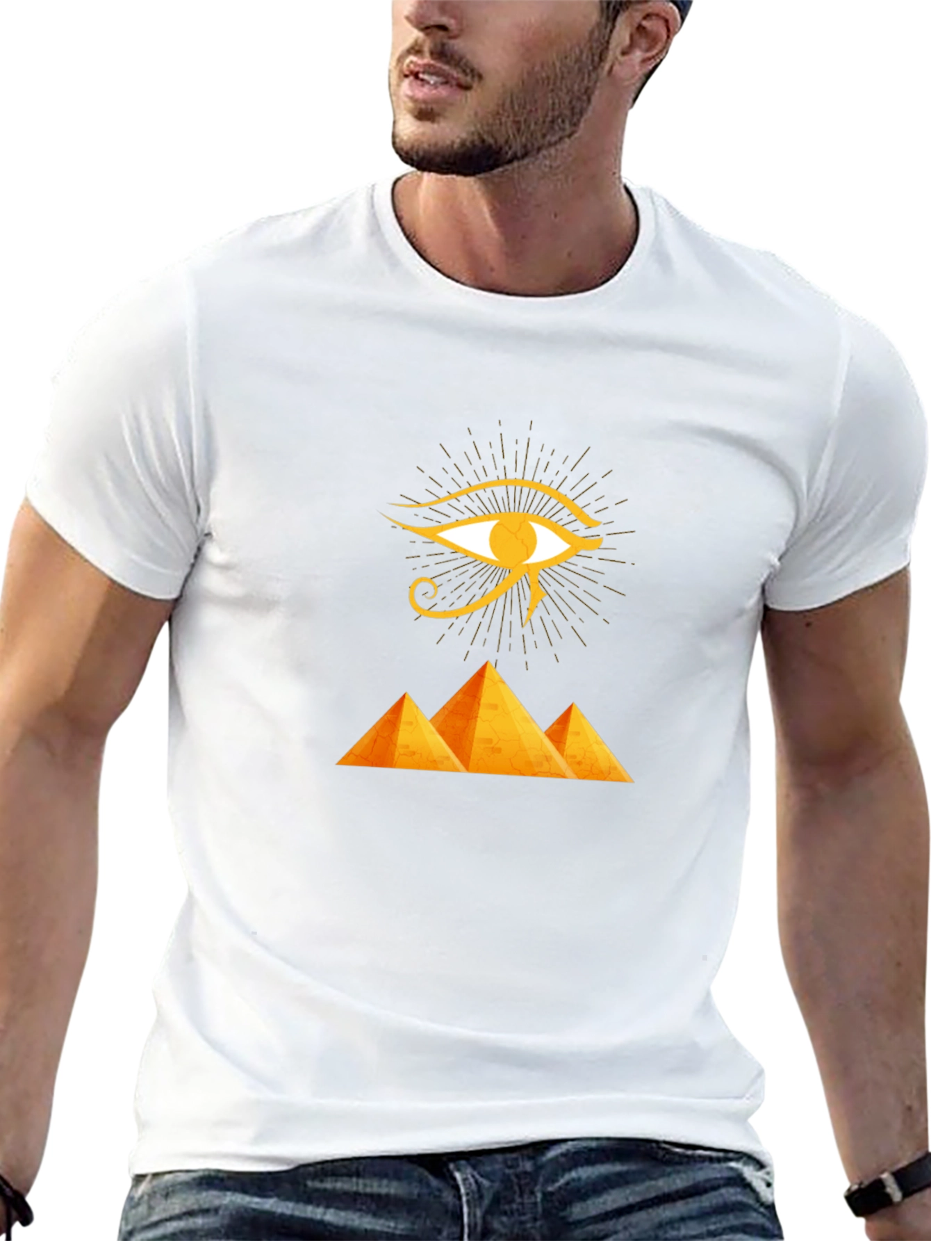 Eye of Ra Pyramid Black T-Shirt
