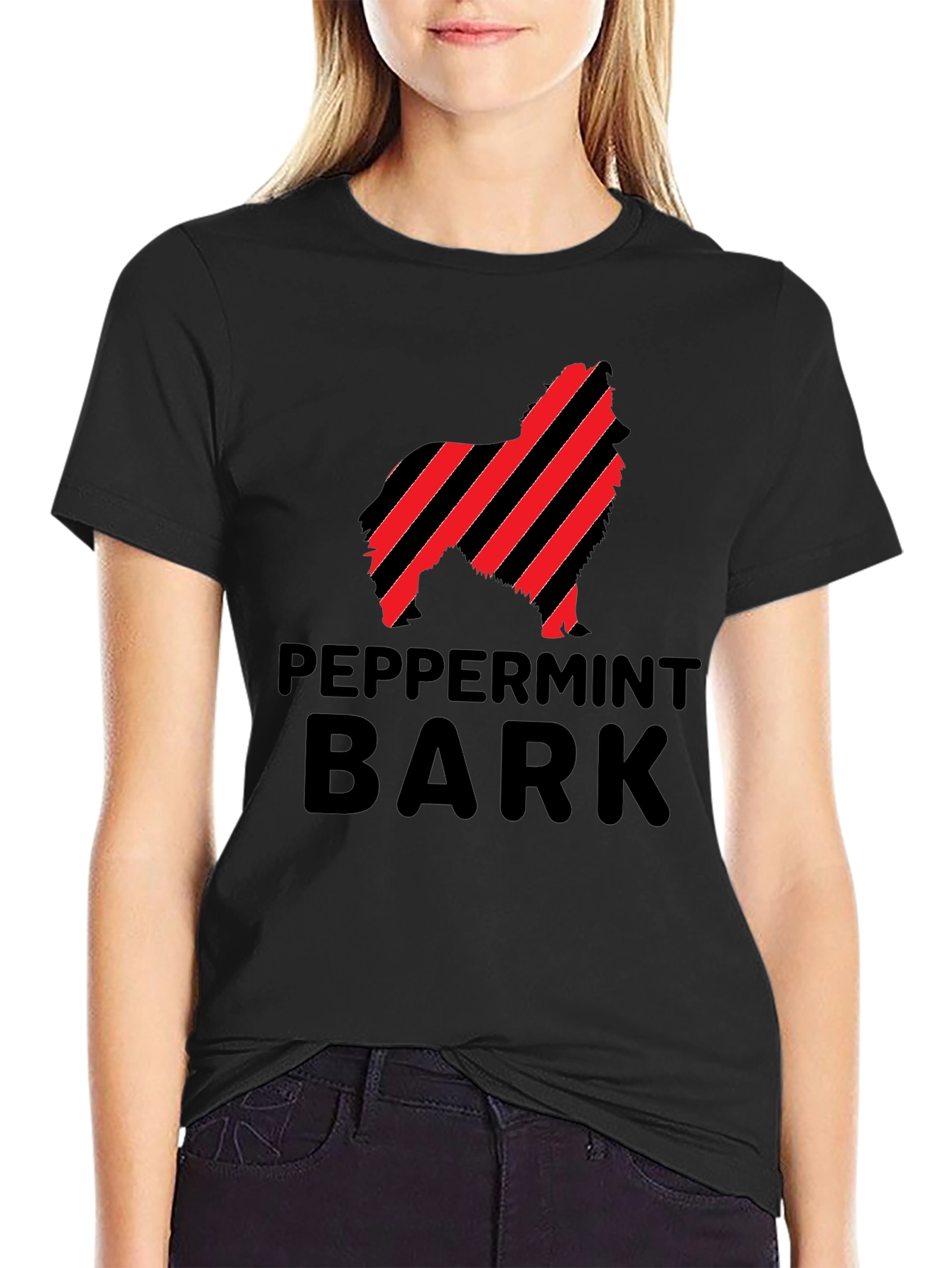 Peppermint Bark Dog Graphic Tee