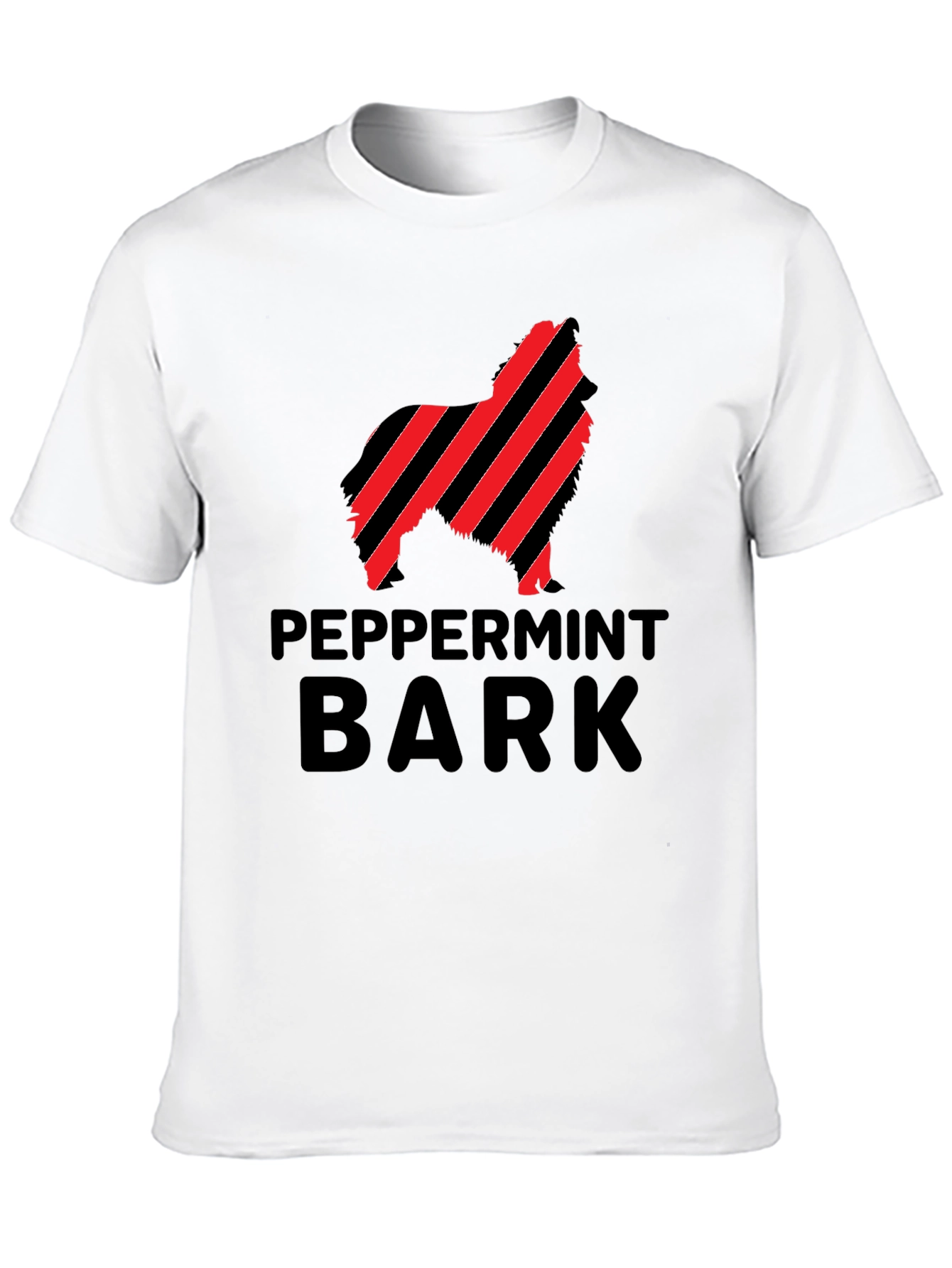 Peppermint Bark Dog Graphic Tee