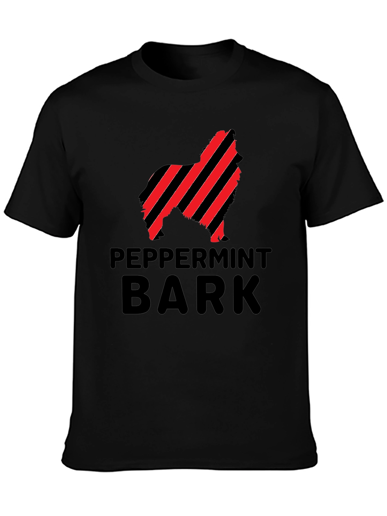 Peppermint Bark Dog Graphic Tee