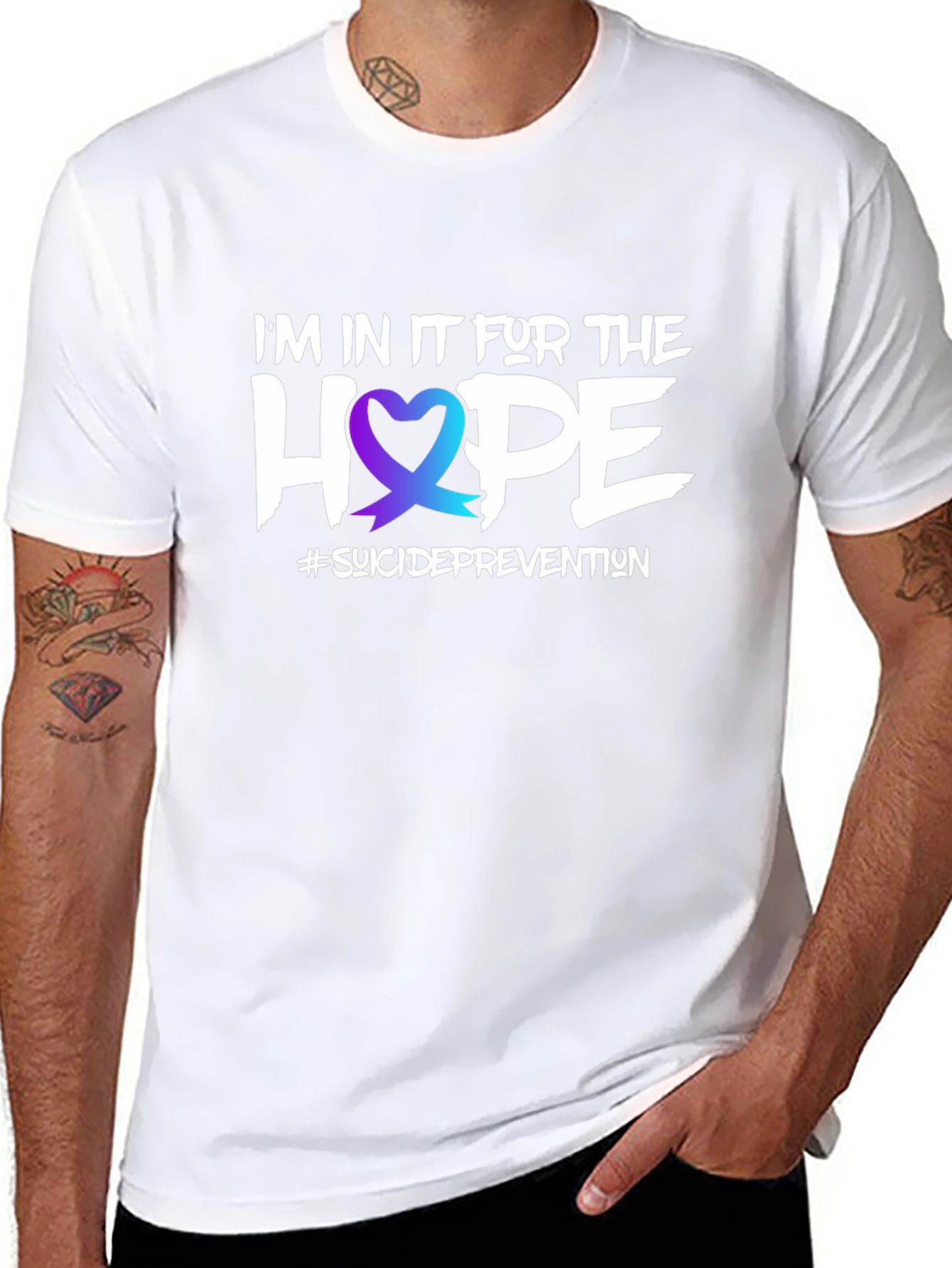 Hope Suicide Prevention Ribbon T-Shirt