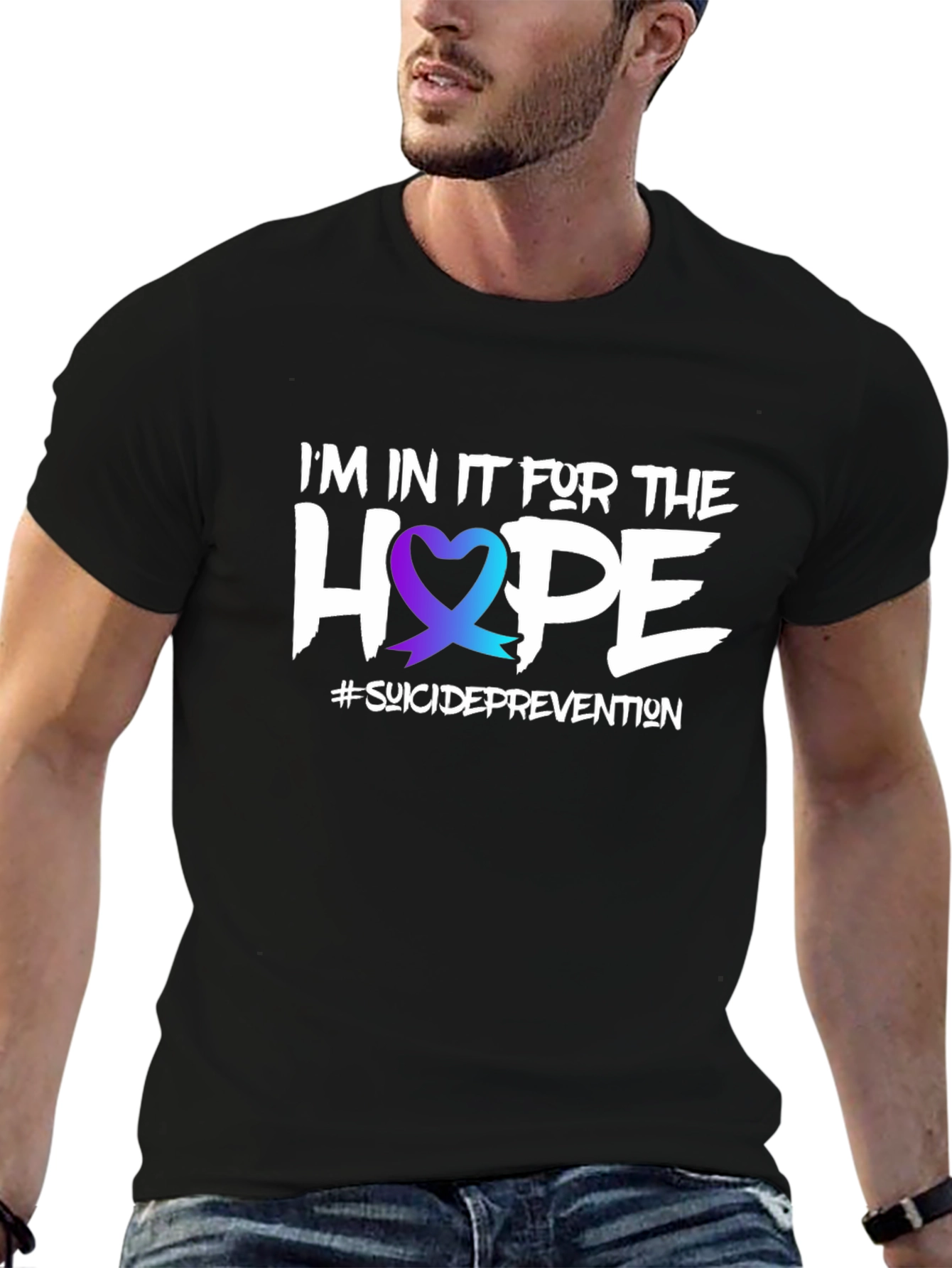 Hope Suicide Prevention Ribbon T-Shirt