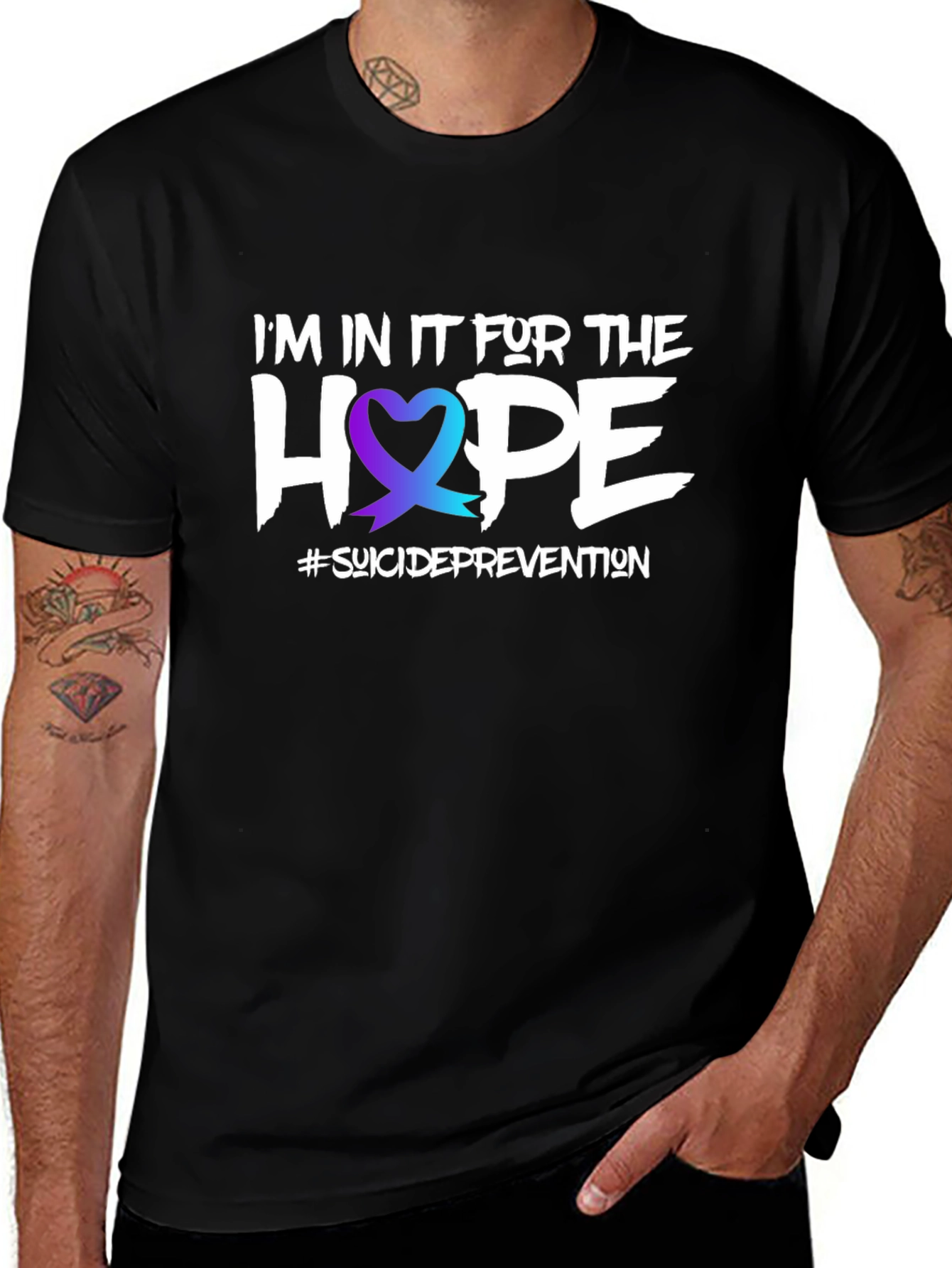 Hope Suicide Prevention Ribbon T-Shirt