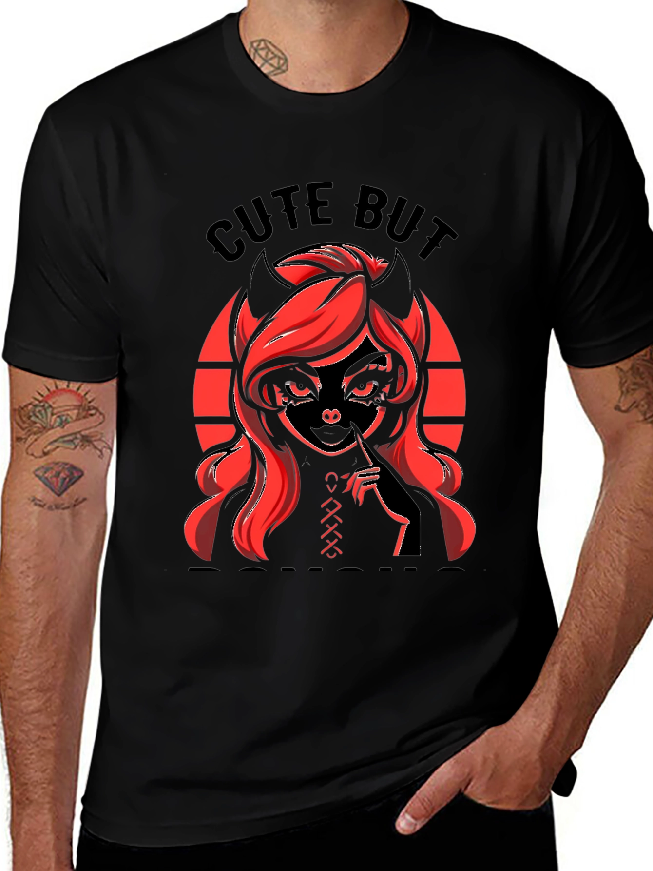 Cute But Devilish Graphic T-Shirt