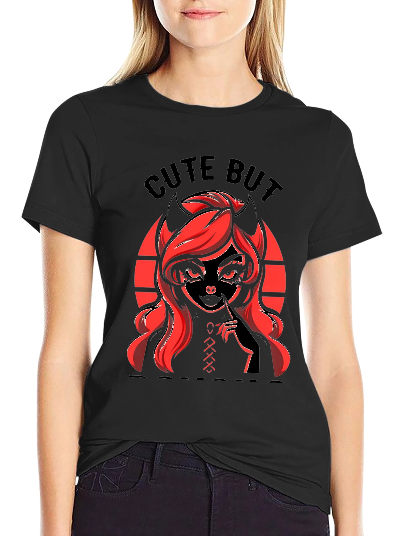 Cute But Devilish Graphic T-Shirt