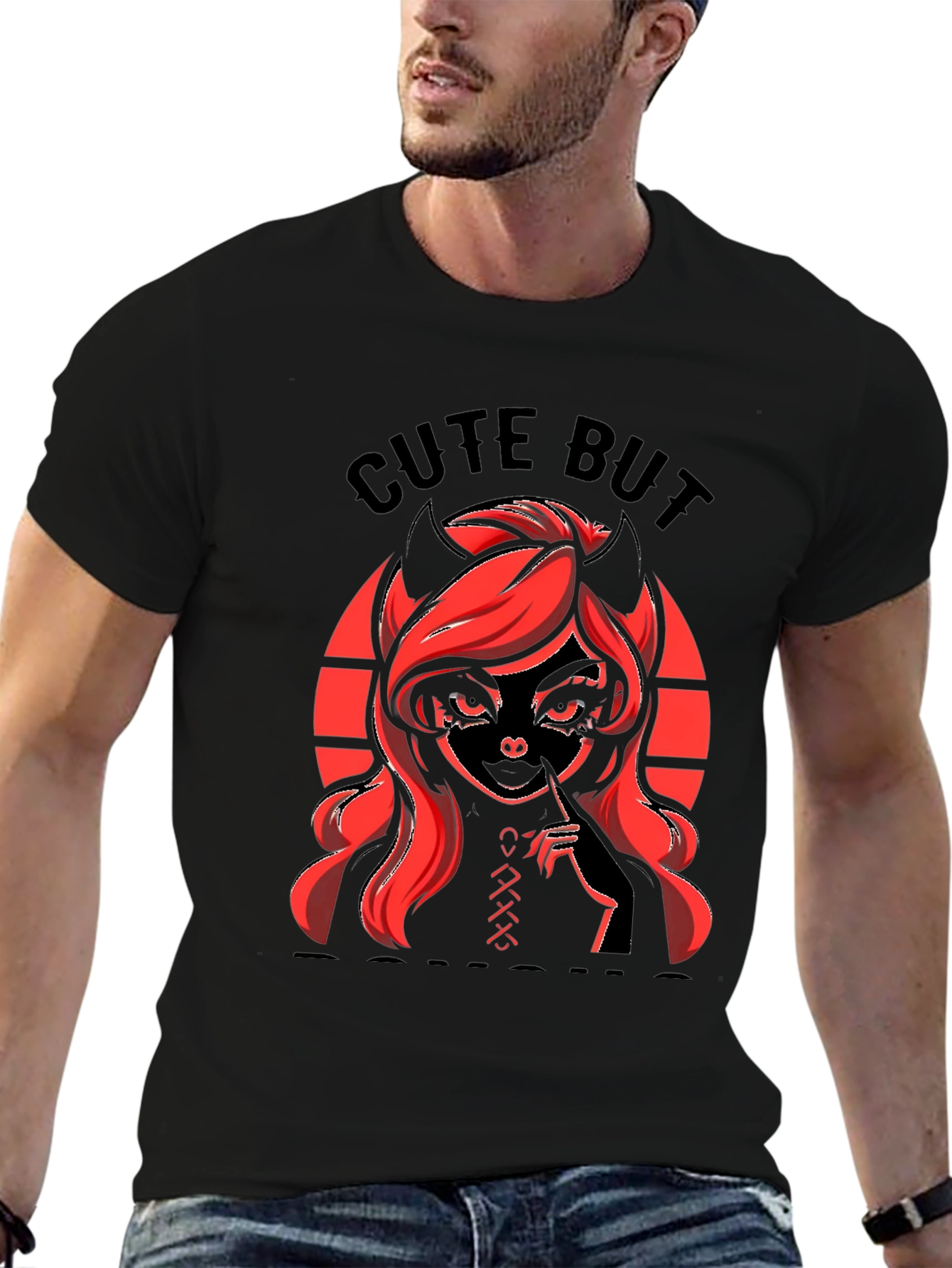 Cute But Devilish Graphic T-Shirt