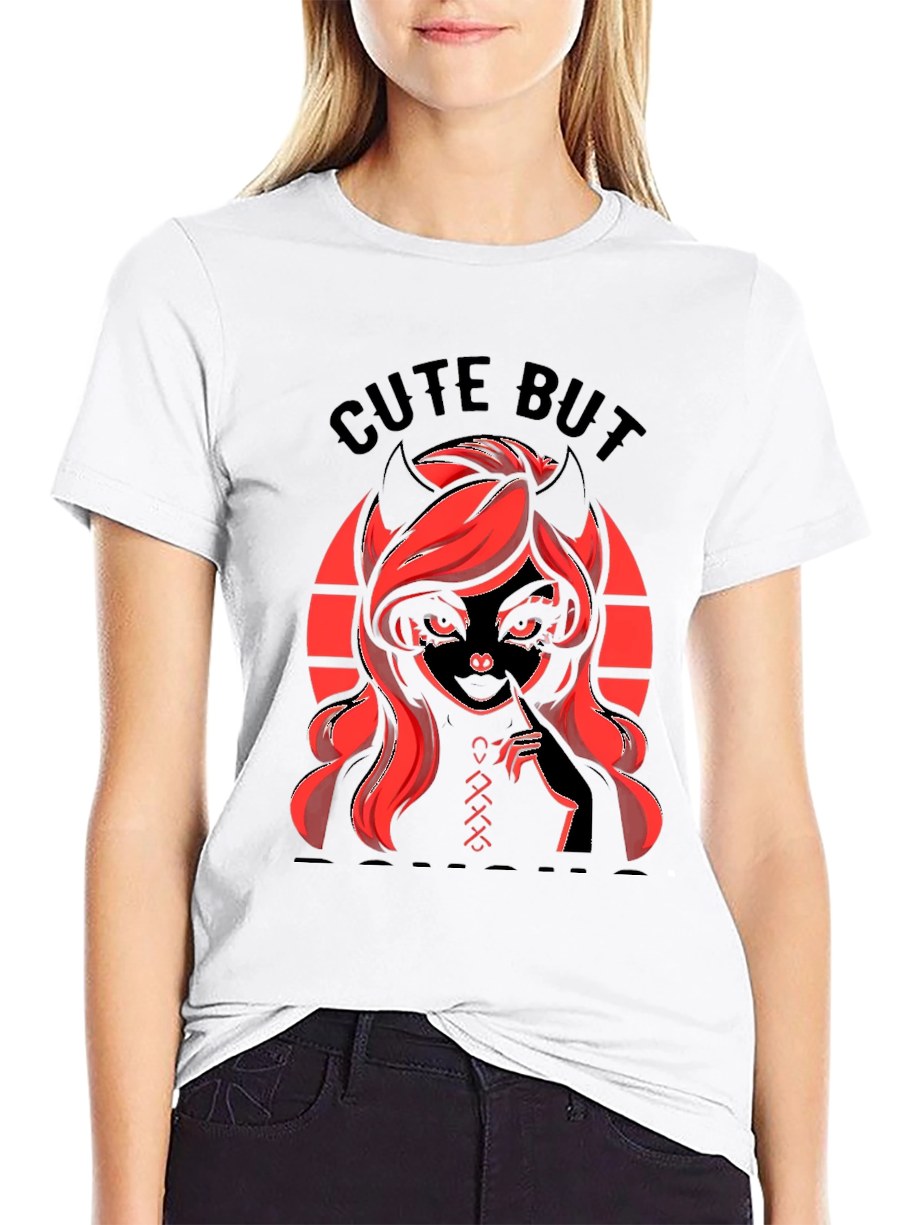Cute But Devilish Graphic T-Shirt