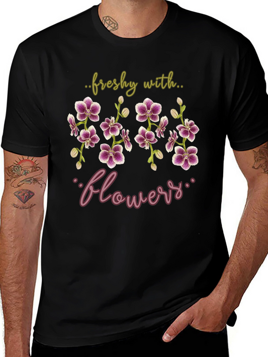 Freshy With Flowers Graphic T-Shirt