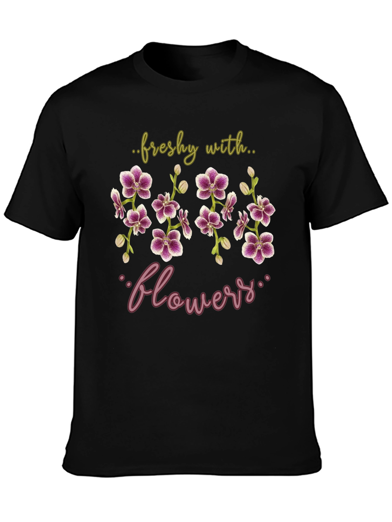 Freshy With Flowers Graphic T-Shirt