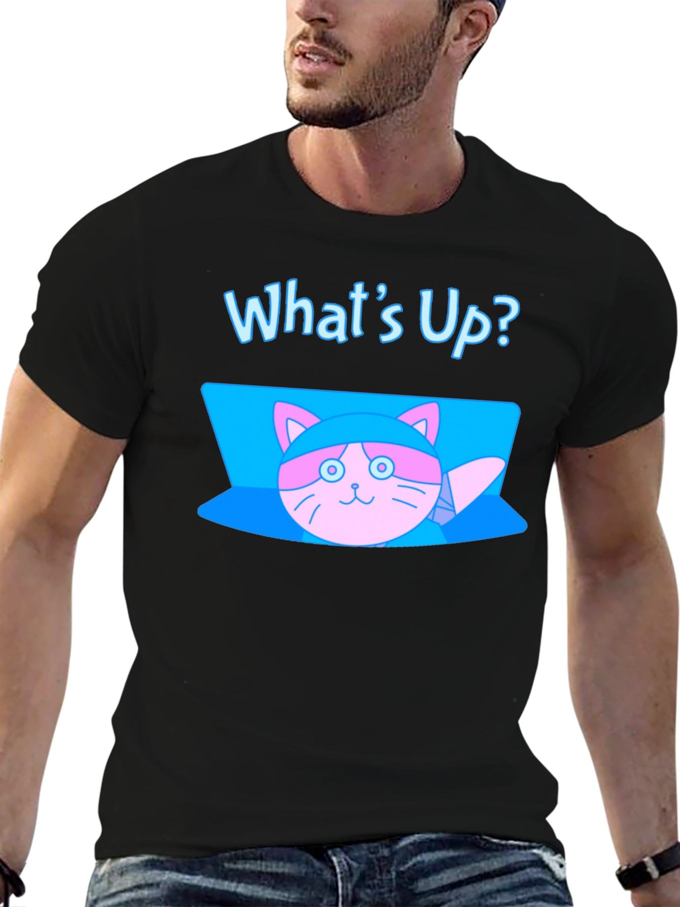 Whats Up Cat T-Shirt