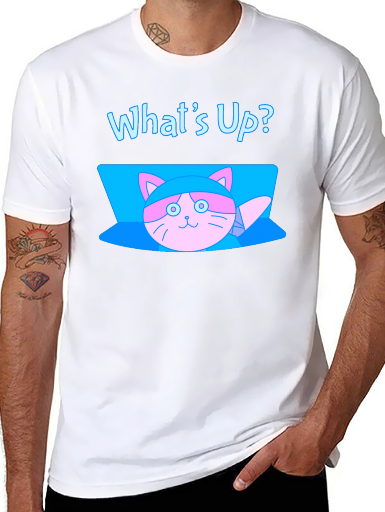 Whats Up Cat T-Shirt
