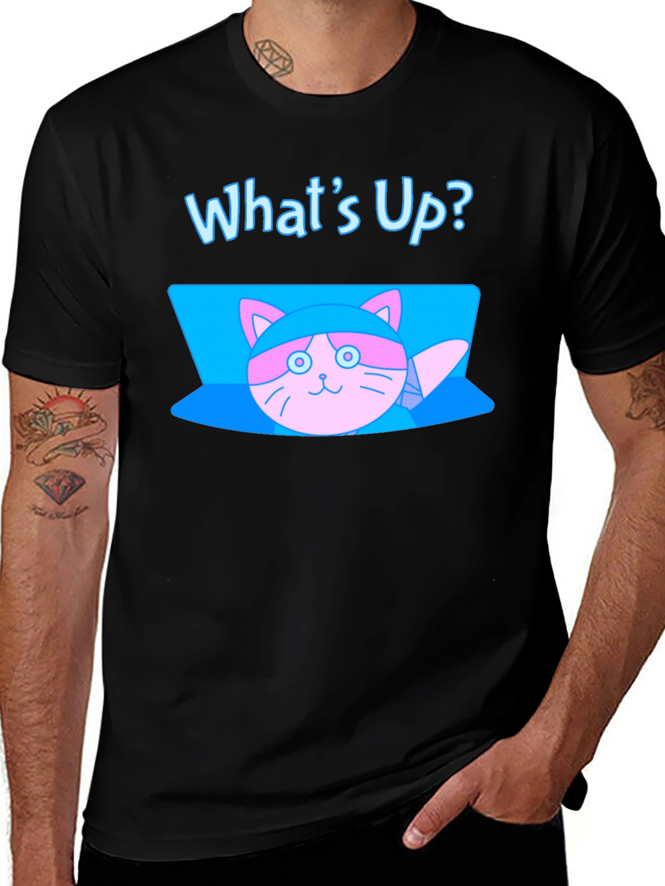 Whats Up Cat T-Shirt