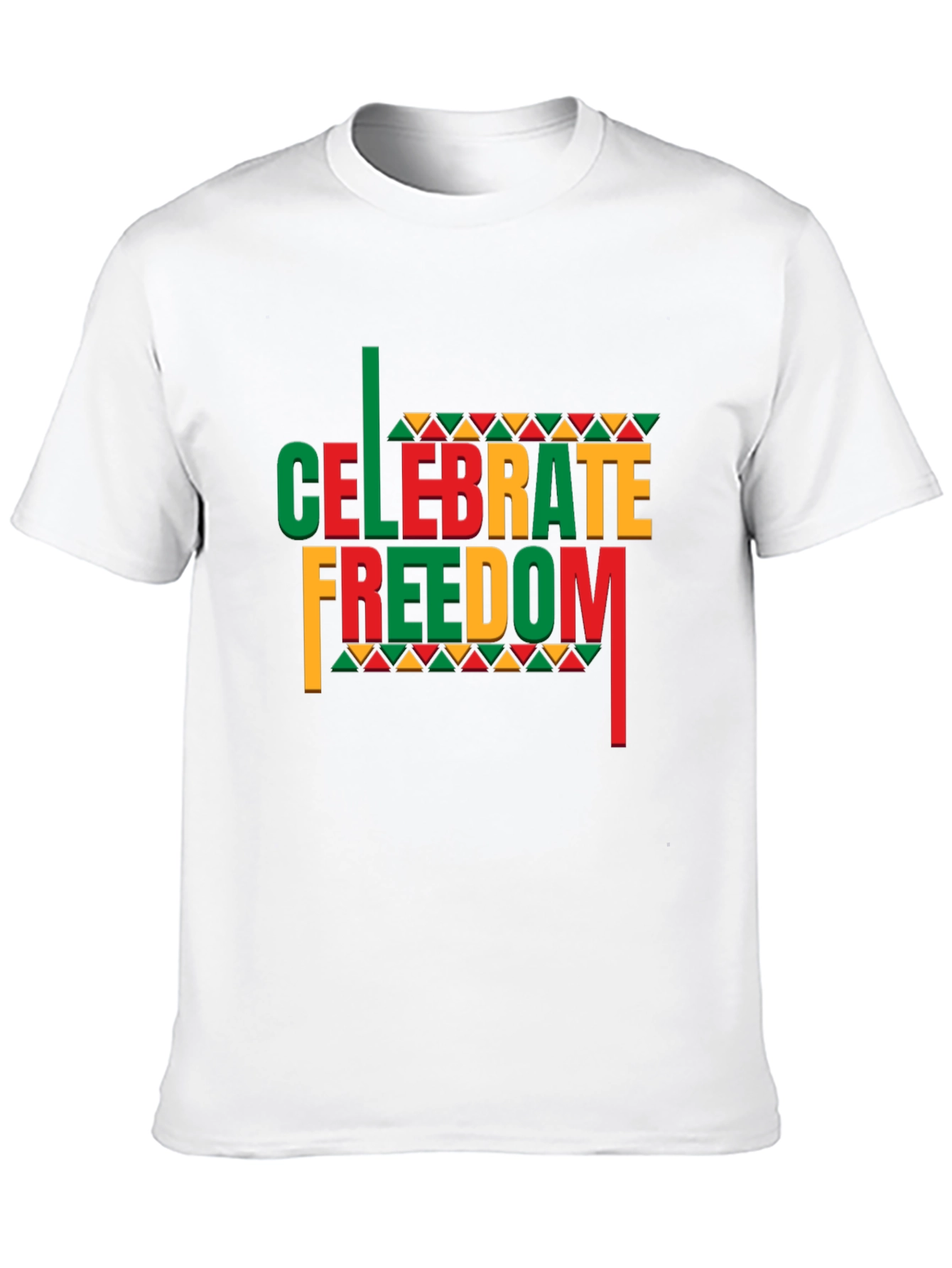 Celebrate Freedom Black Graphic Tee