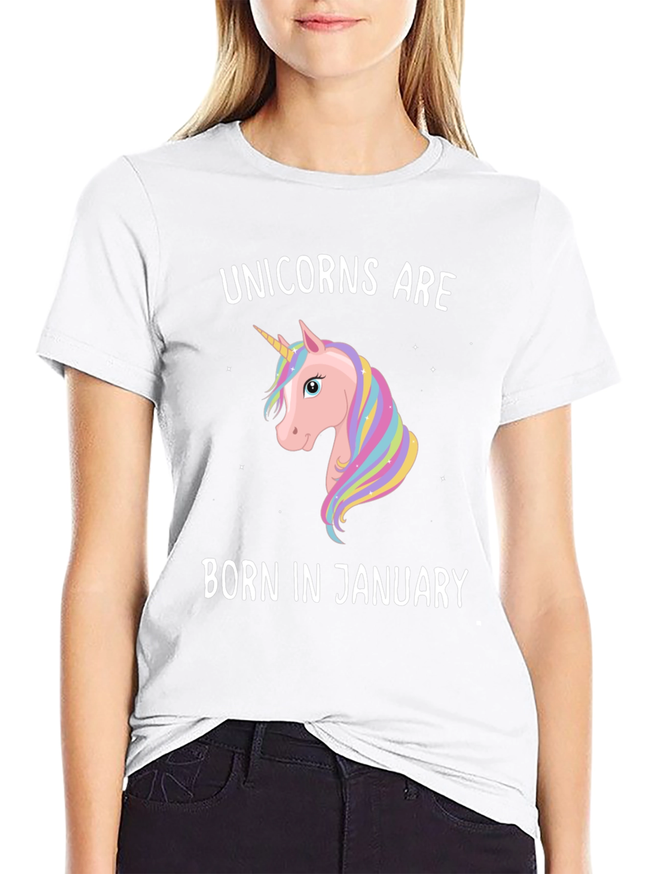 Unicorns Born in January T-Shirt