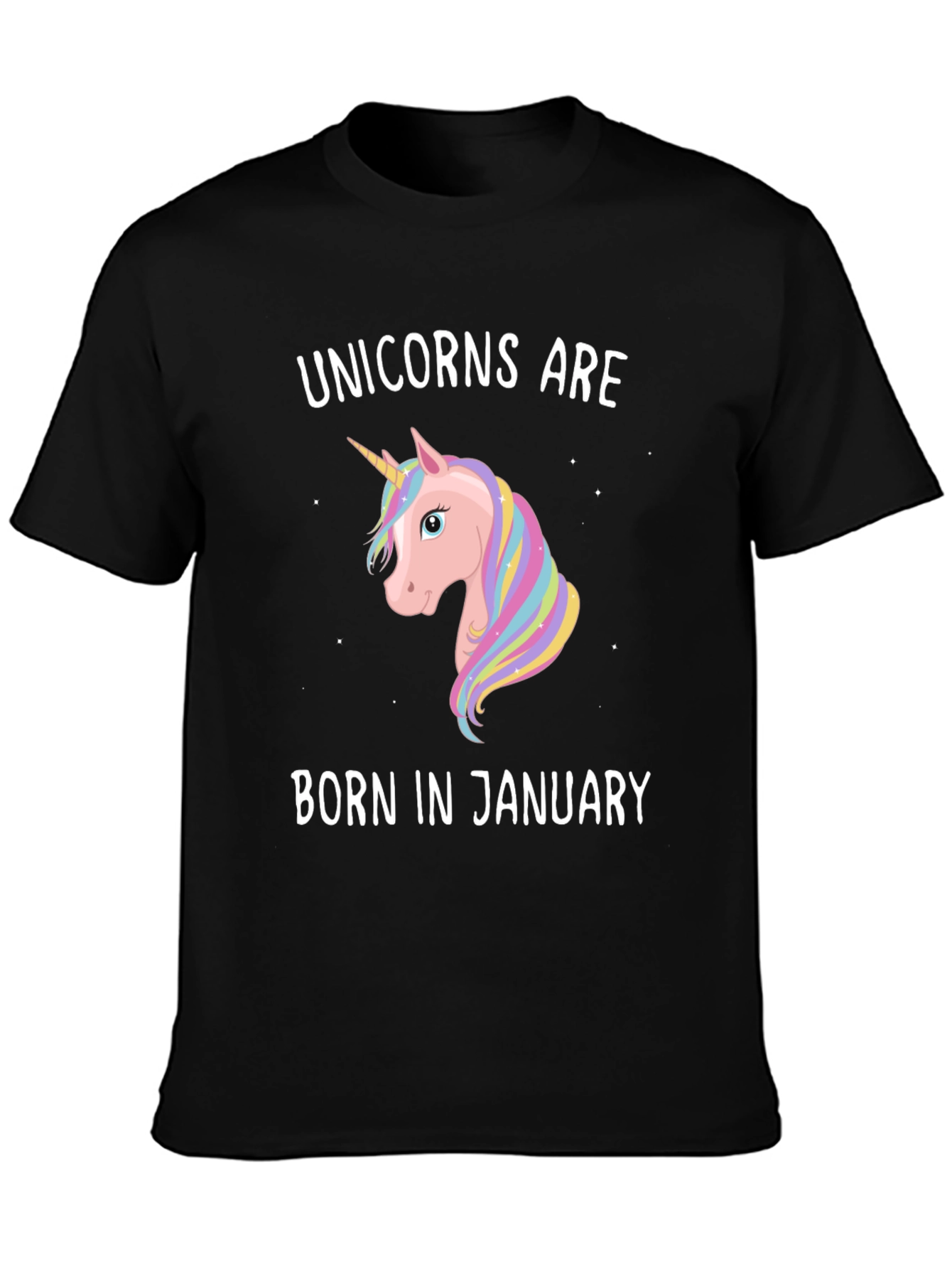 Unicorns Born in January T-Shirt