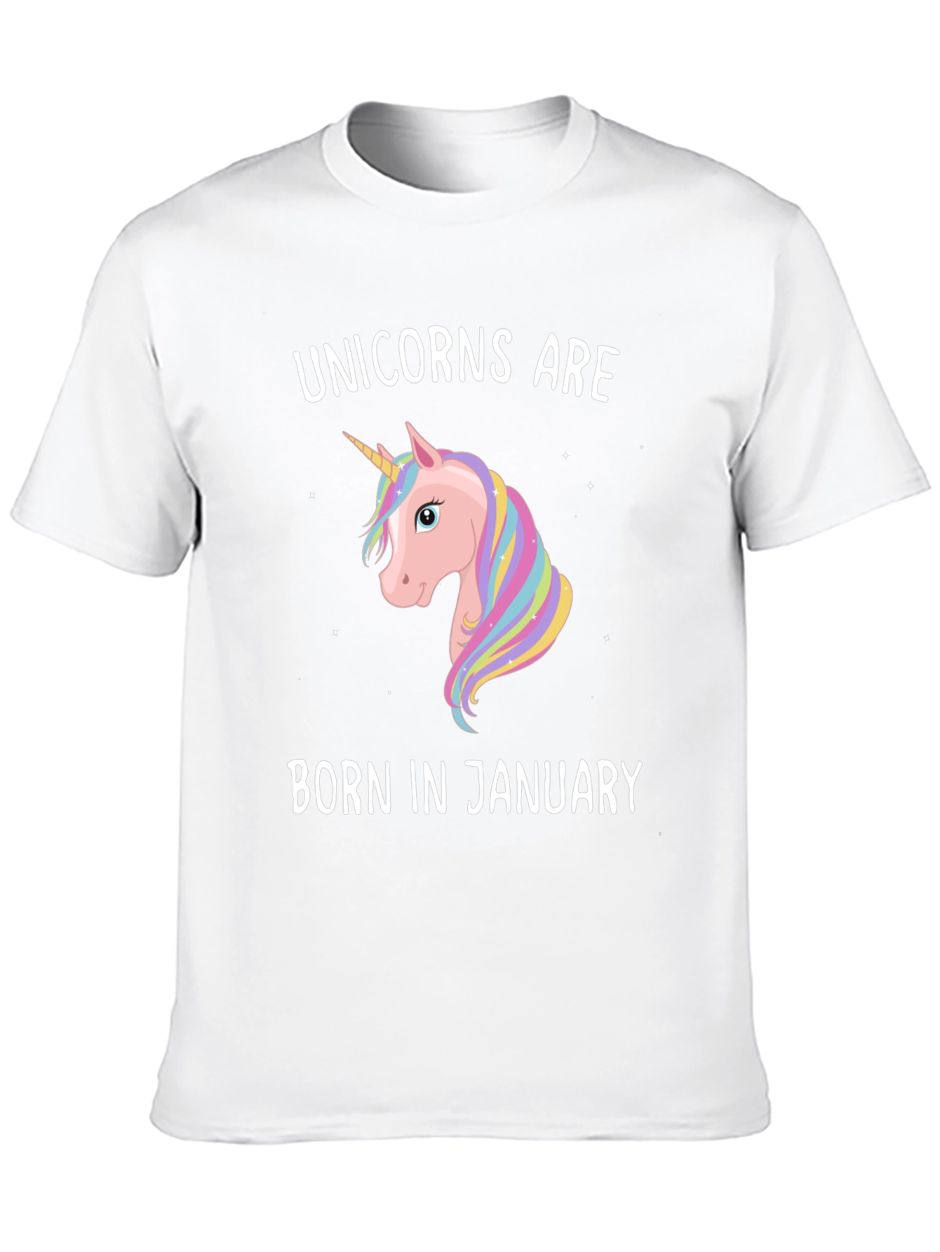 Unicorns Born in January T-Shirt