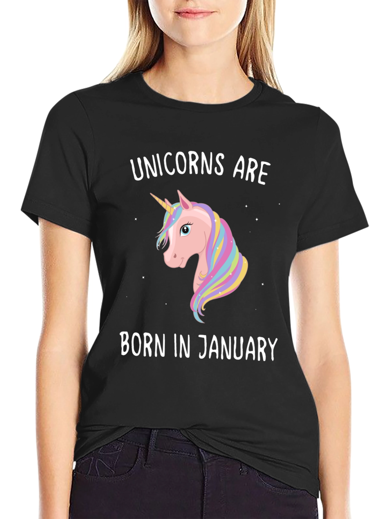 Unicorns Born in January T-Shirt